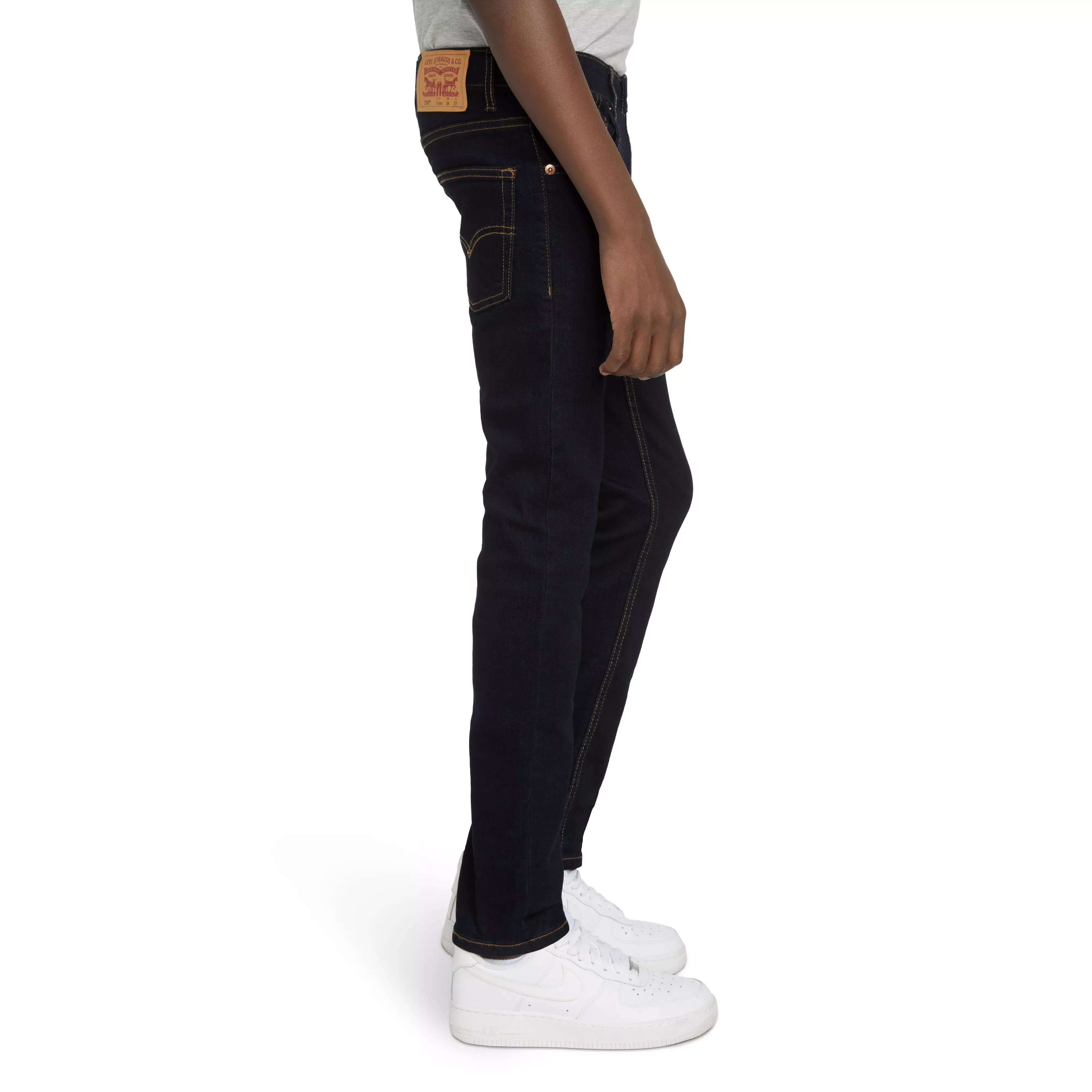 Levi's Big Boys' 510 Eco Performance Skinny Fit Dark Wash Dk Blue Denim Jeans - DK BLUE