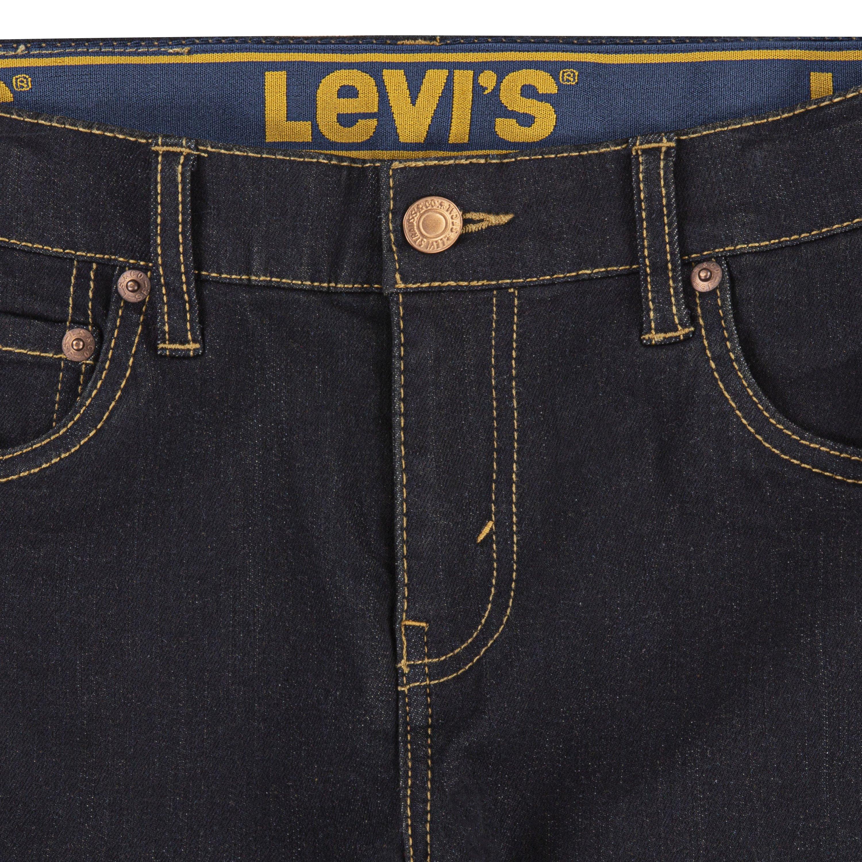 Levi's Big Boys' 510 Eco Performance Skinny Fit Dark Wash Dk Blue Denim Jeans - DK BLUE Thumbnail View 4