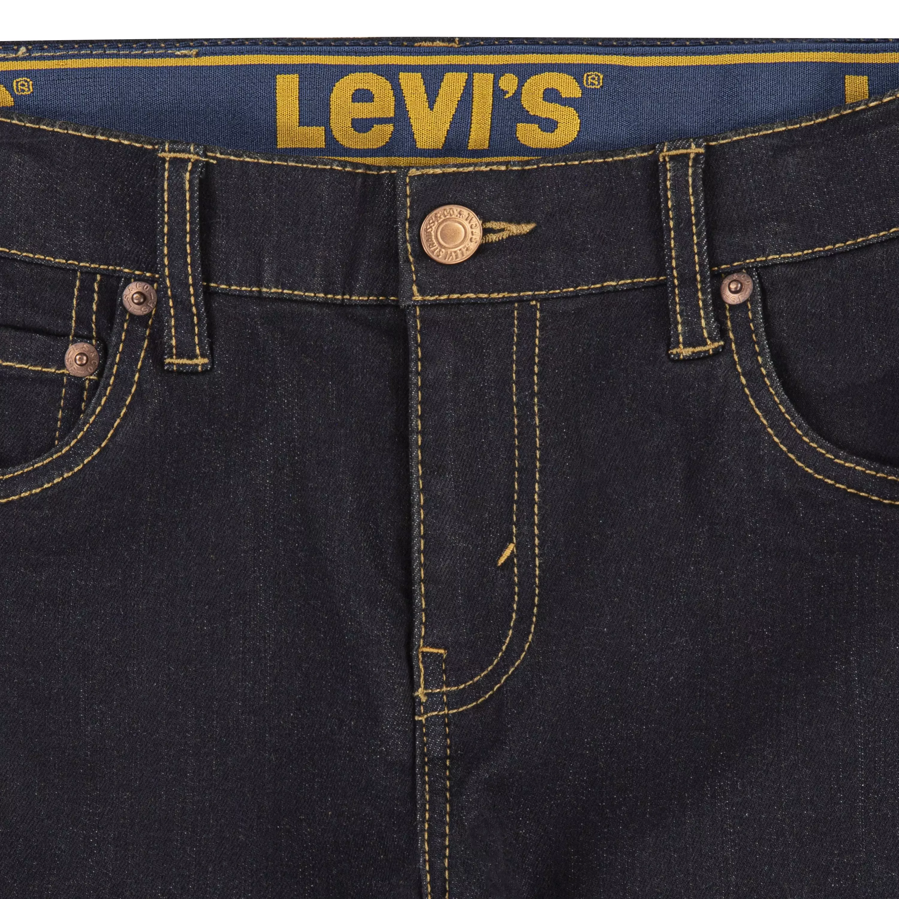 Levi's Big Boys' 510 Eco Performance Skinny Fit Dark Wash Dk Blue Denim Jeans - DK BLUE