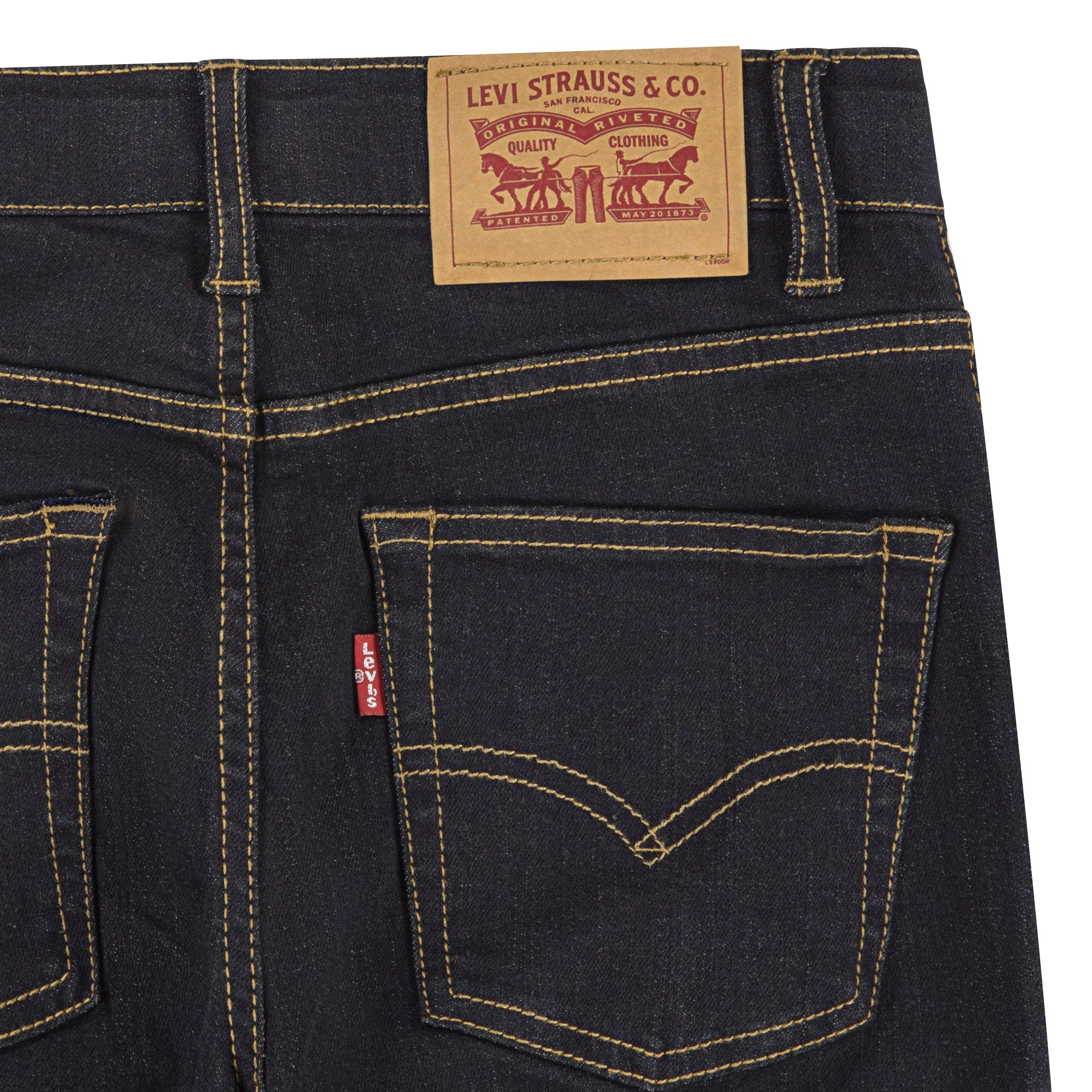 Levi's Big Boys' 510 Eco Performance Skinny Fit Dark Wash Dk Blue Denim Jeans - DK BLUE Thumbnail View 6
