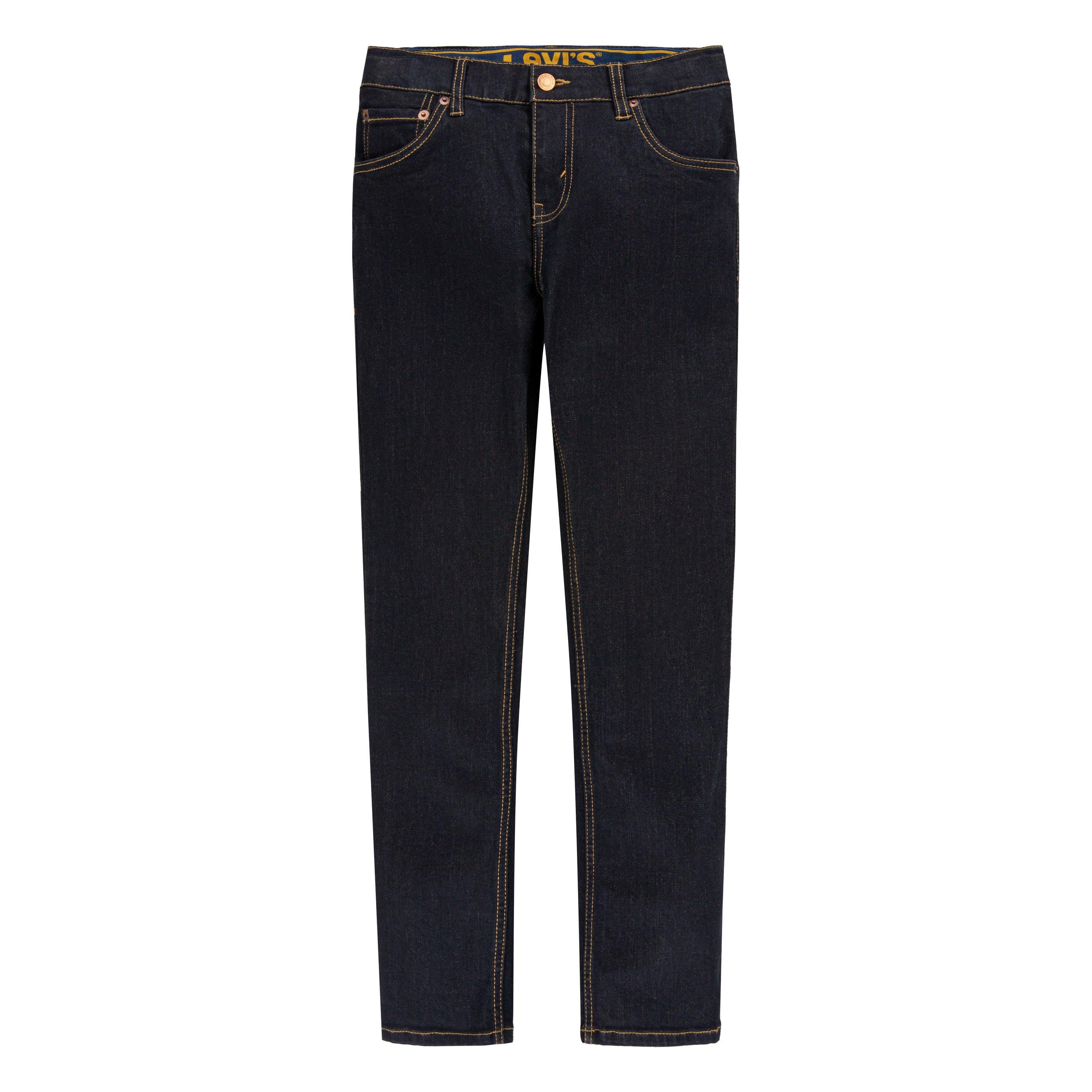 Levi's Big Boys' 510 Eco Performance Skinny Fit Dark Wash Dk Blue Denim Jeans - DK BLUE Thumbnail View 8