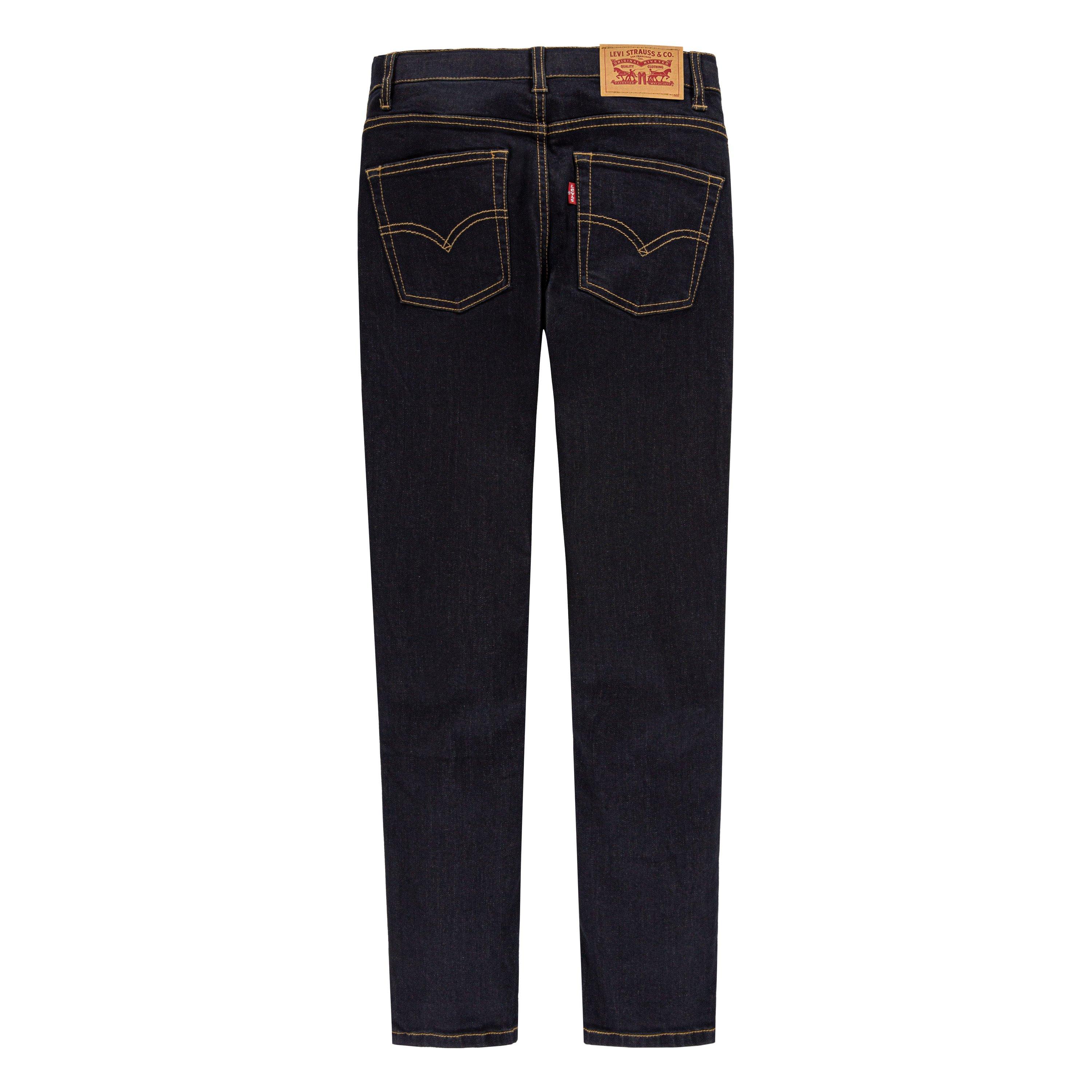 Levi's Big Boys' 510 Eco Performance Skinny Fit Dark Wash Dk Blue Denim Jeans - DK BLUE Thumbnail View 9