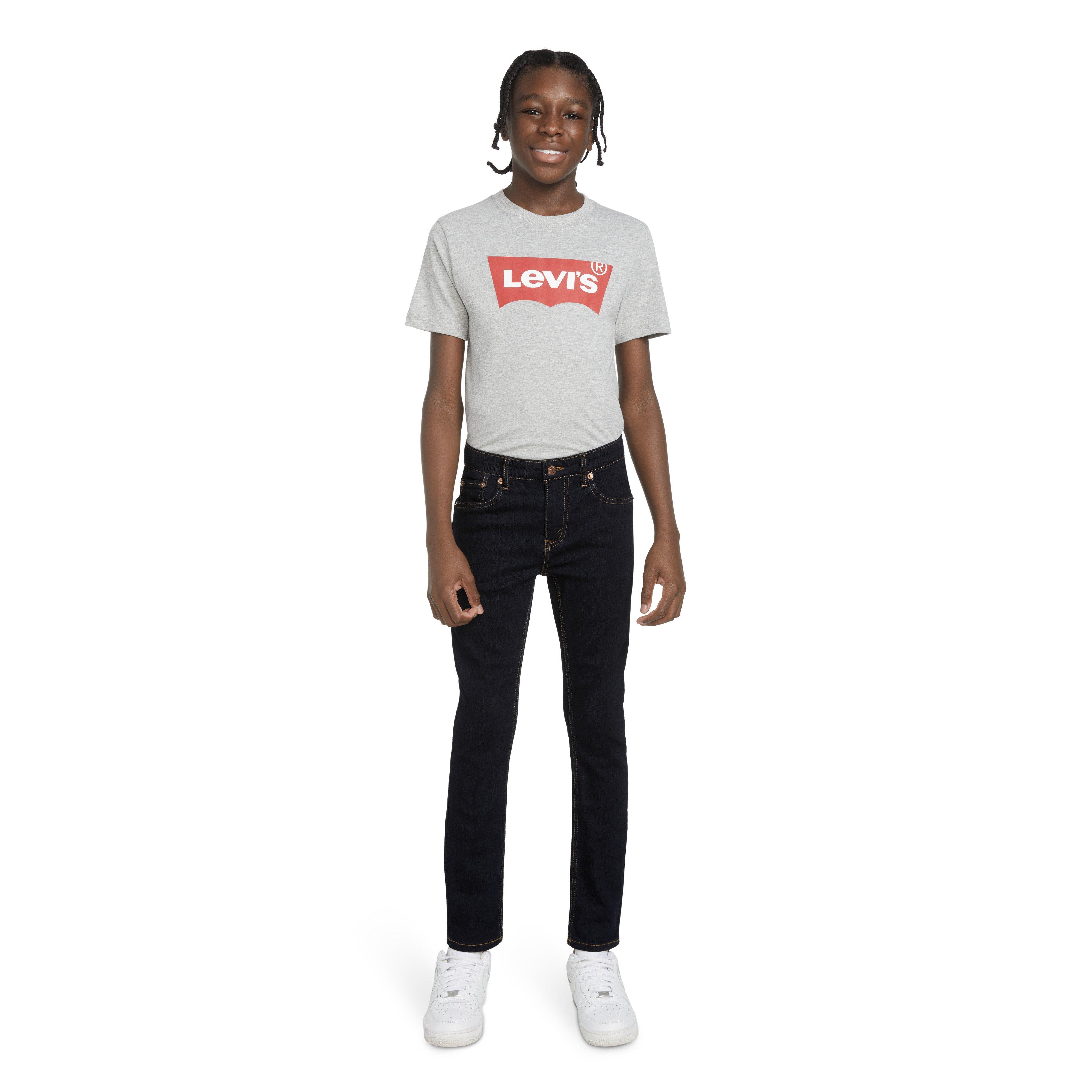 Levi's 510 Eco Performance Skinny Fit Dark Wash Big Boys' Dk Blue Denim Jeans