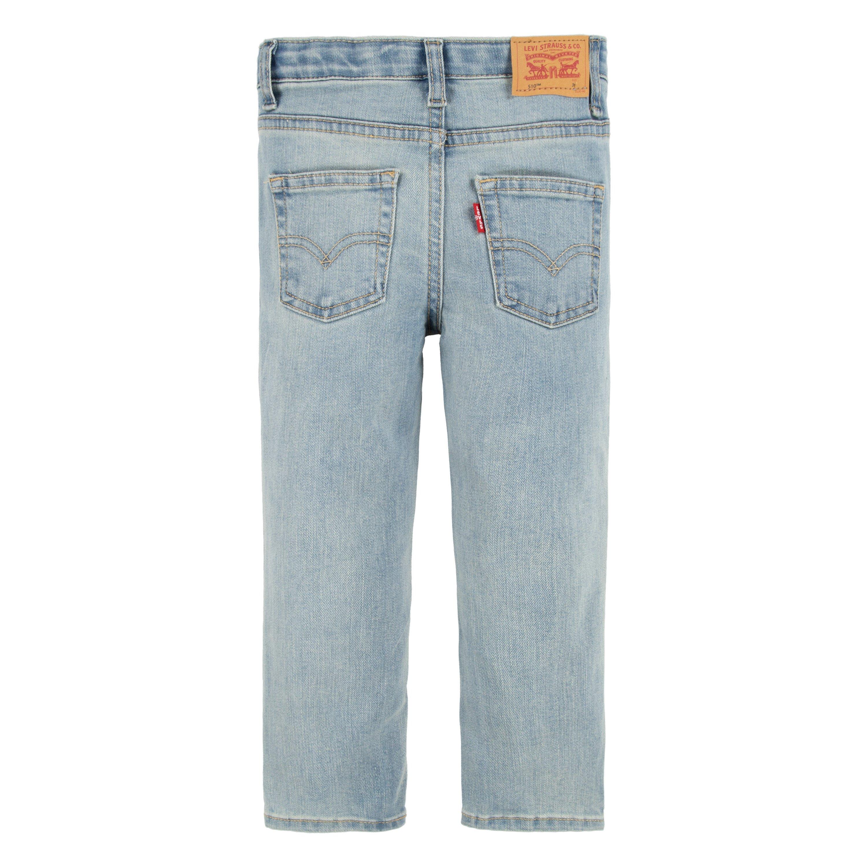 Levi's Toddler Boys' 510 Eco Performance Skinny Fit Lt Wash Lt Blue Denim Jeans - LT BLUE Thumbnail View 2