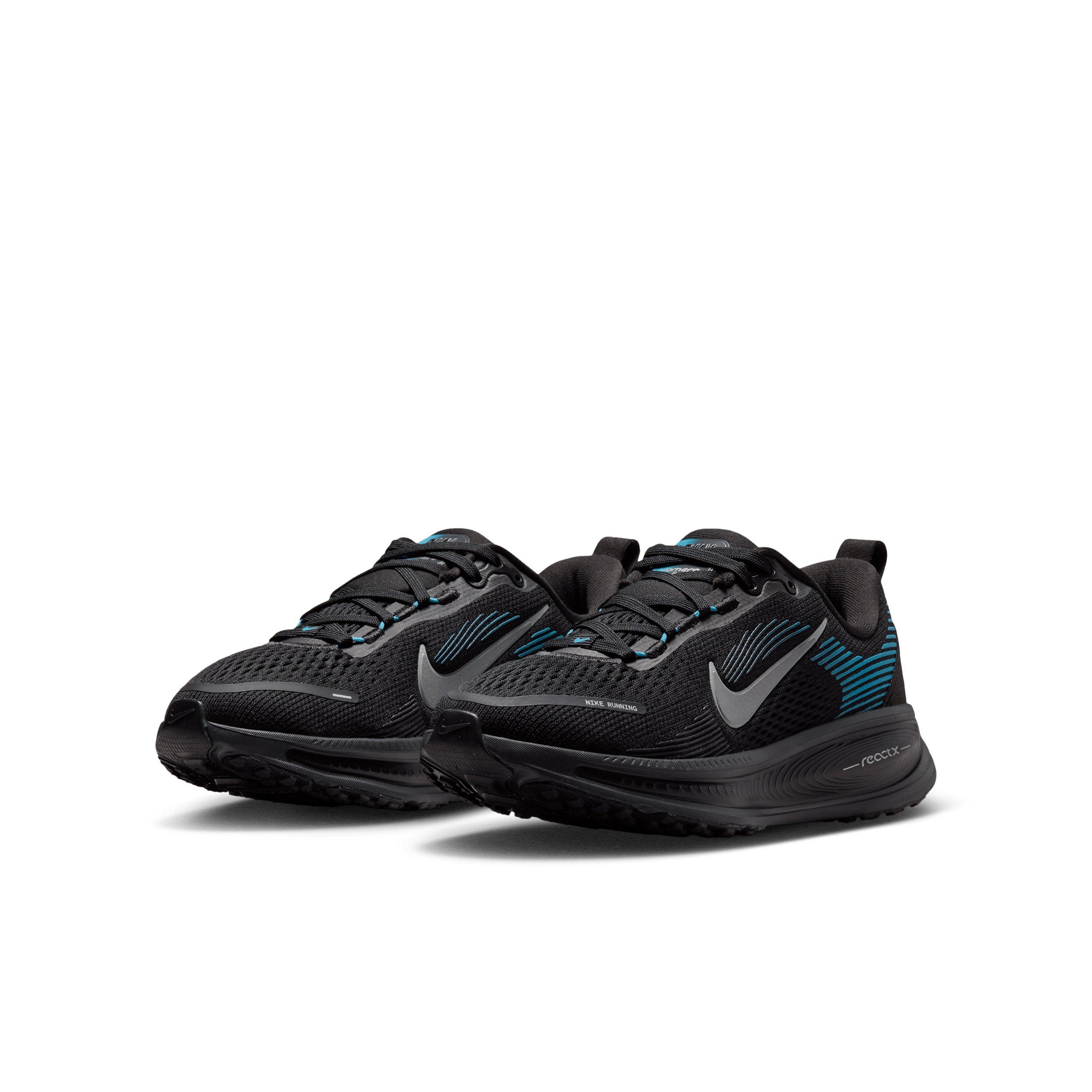Nike Vomero 18 Grade School Boys' "Black/Light Current Blue/Anthracite/Silver" Running Shoe