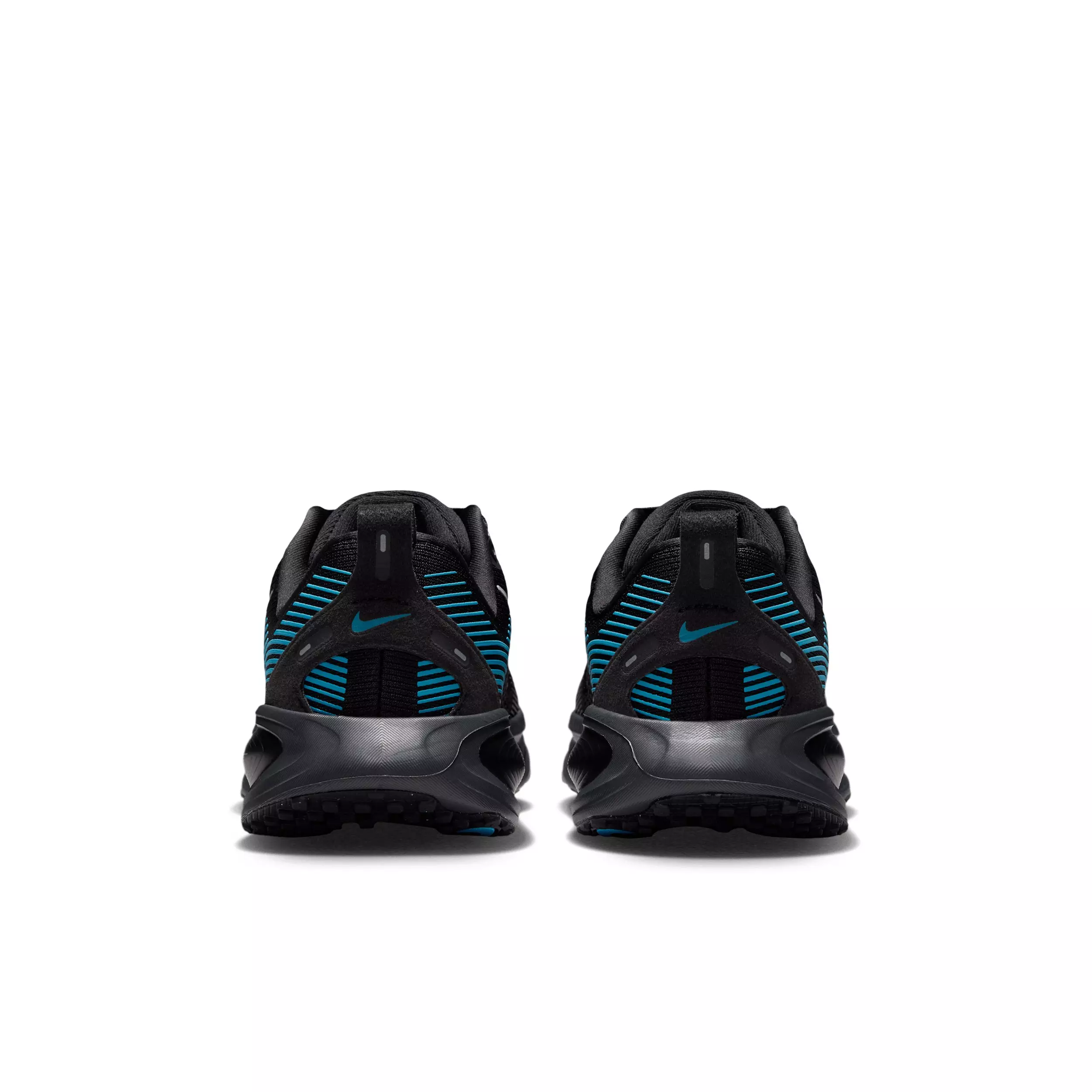 Nike Vomero 18 "Black/Light Current Blue/Anthracite/Silver" Grade School Boys' Running Shoe - BLACK/LT BLUE/ANTHRACITE/SILVER