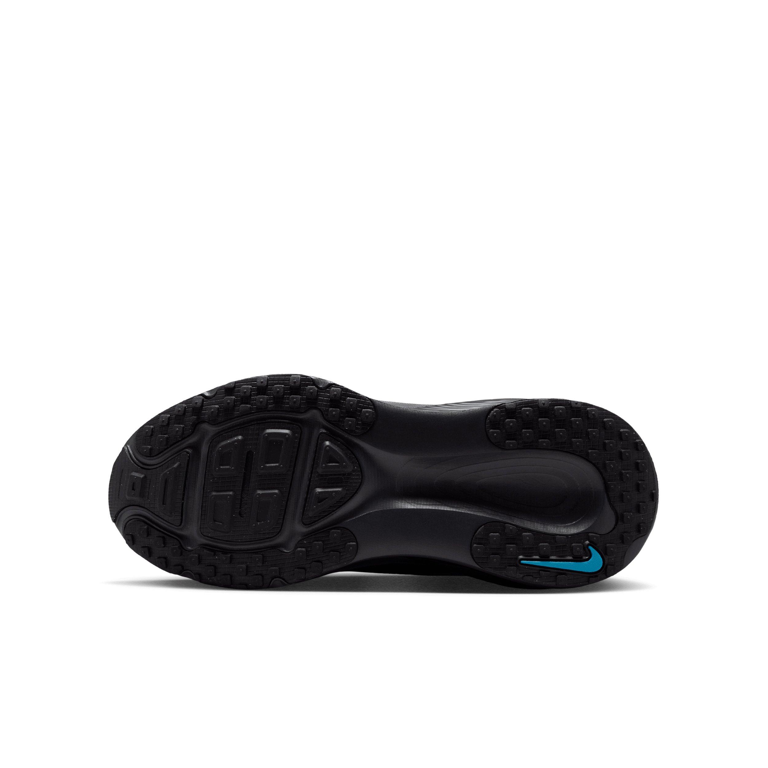Nike Vomero 18 Grade School Boys' "Black/Light Current Blue/Anthracite/Silver" Running Shoe