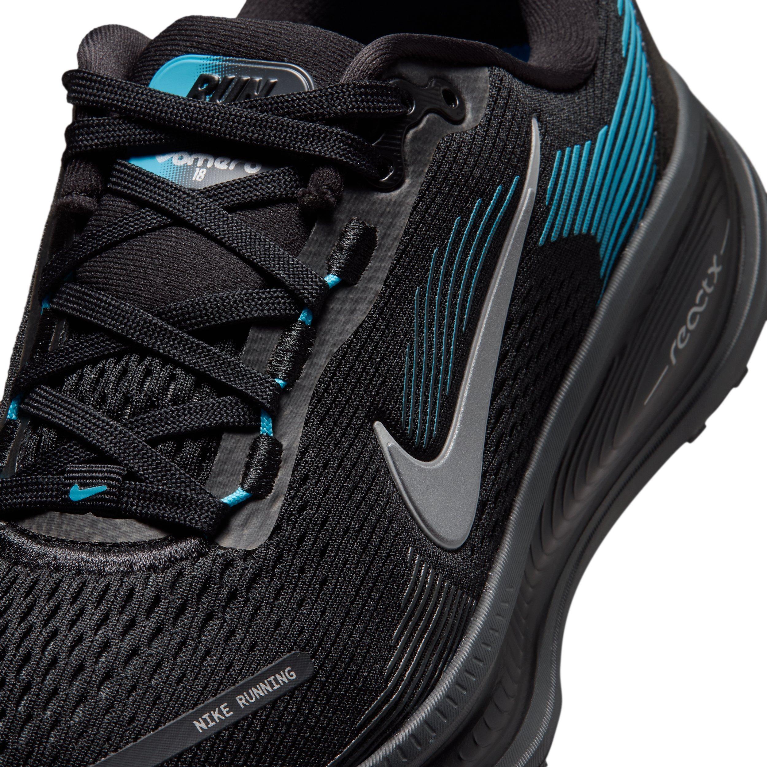 Nike Vomero 18 Grade School Boys' "Black/Light Current Blue/Anthracite/Silver" Running Shoe