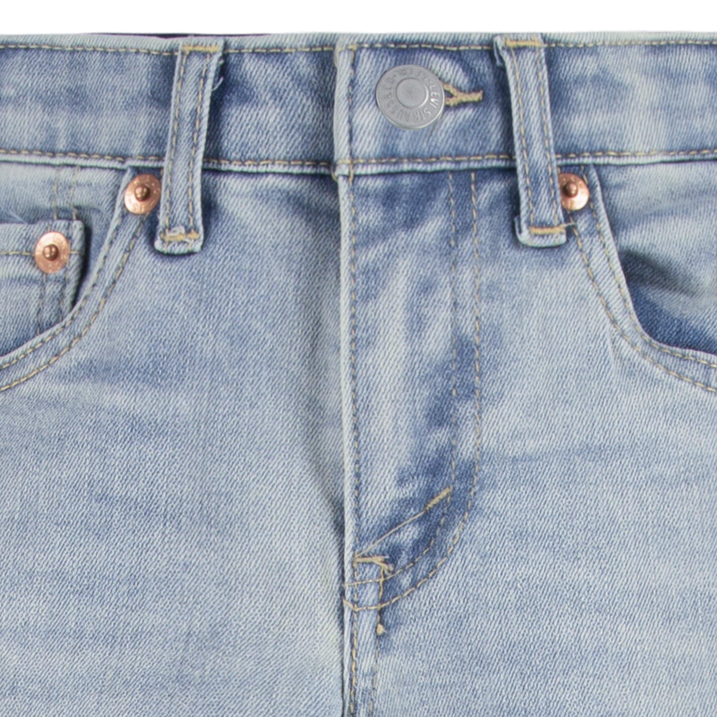 Levi's Little Boys' 510 Eco Performance Skinny Fit Lt Blue Wash Denim Jeans - LT BLUE Thumbnail View 4