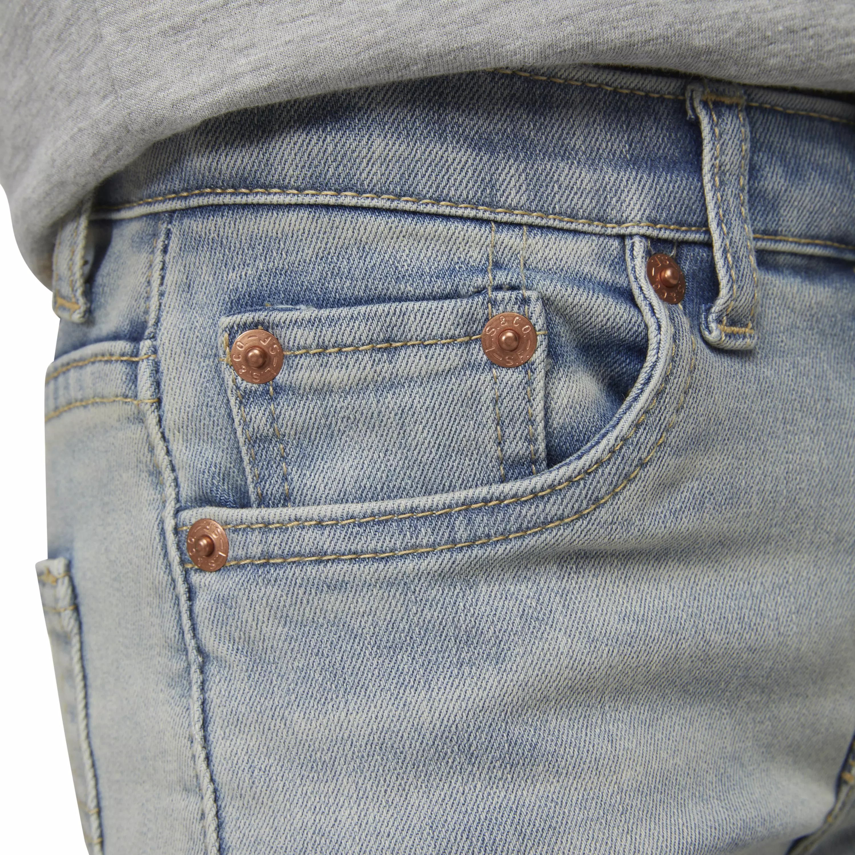 Levi's Little Boys' 510 Eco Performance Skinny Fit Lt Blue Wash Denim Jeans - LT BLUE