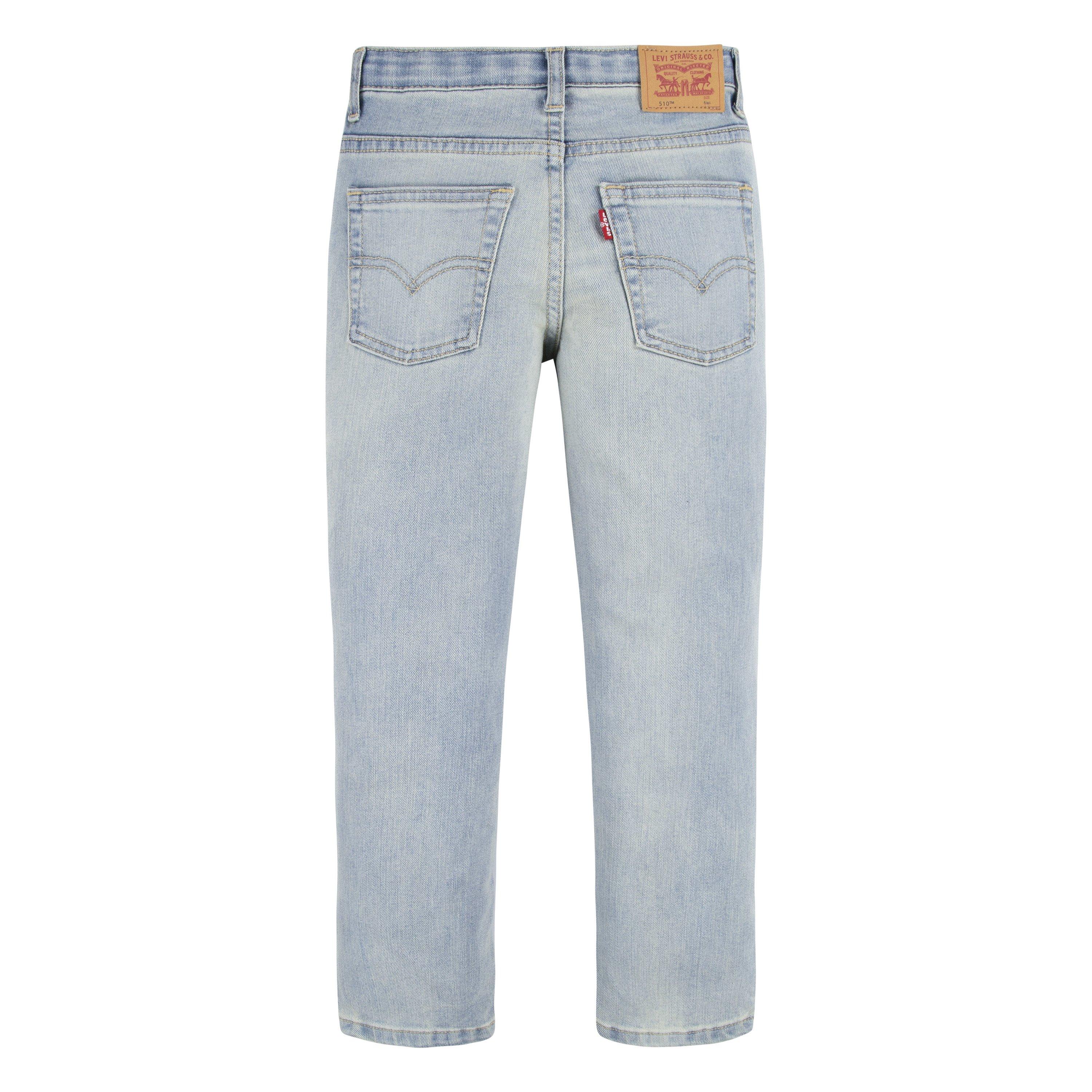 Levi's Little Boys' 510 Eco Performance Skinny Fit Lt Blue Wash Denim Jeans - LT BLUE Thumbnail View 9