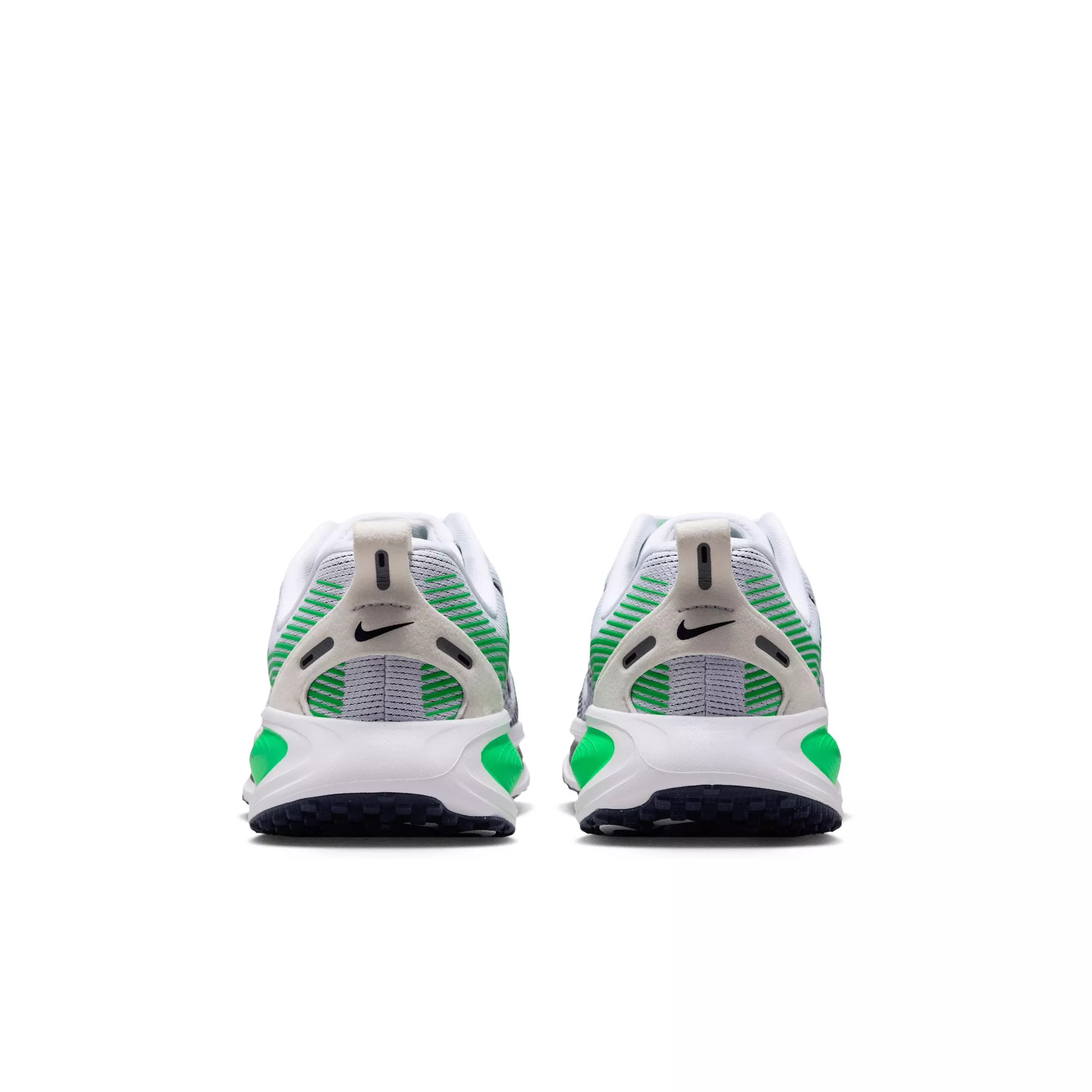 Nike Vomero 18 "White/Green Spark/Midnight Navy" Grade School Boys' Running Shoe - WHITE/GREEN/NAVY