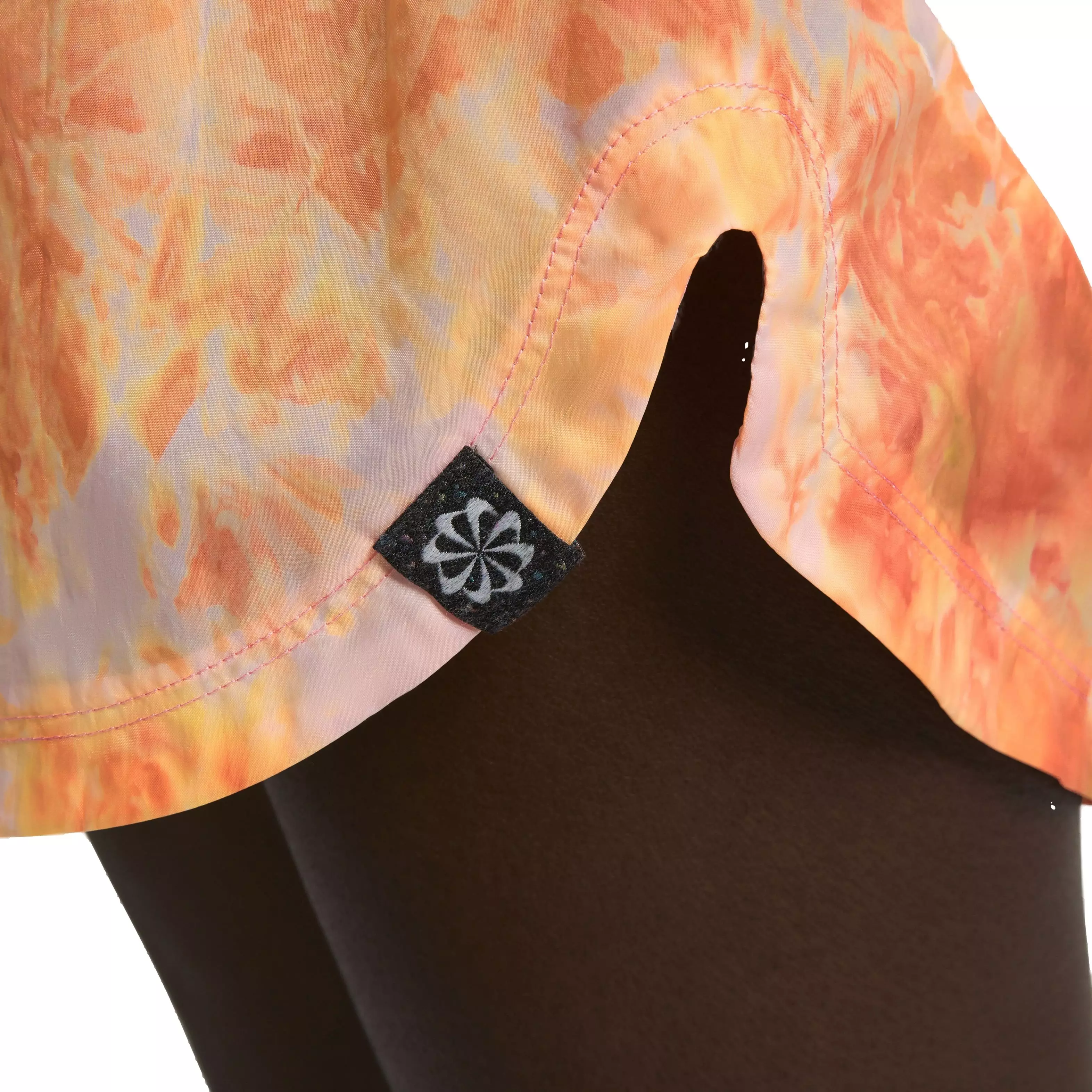 Nike Women's Trail Repel Mid Rise 3" Brief-Lined Trail Running Shorts with Pockets - ORANGE/YELLOW