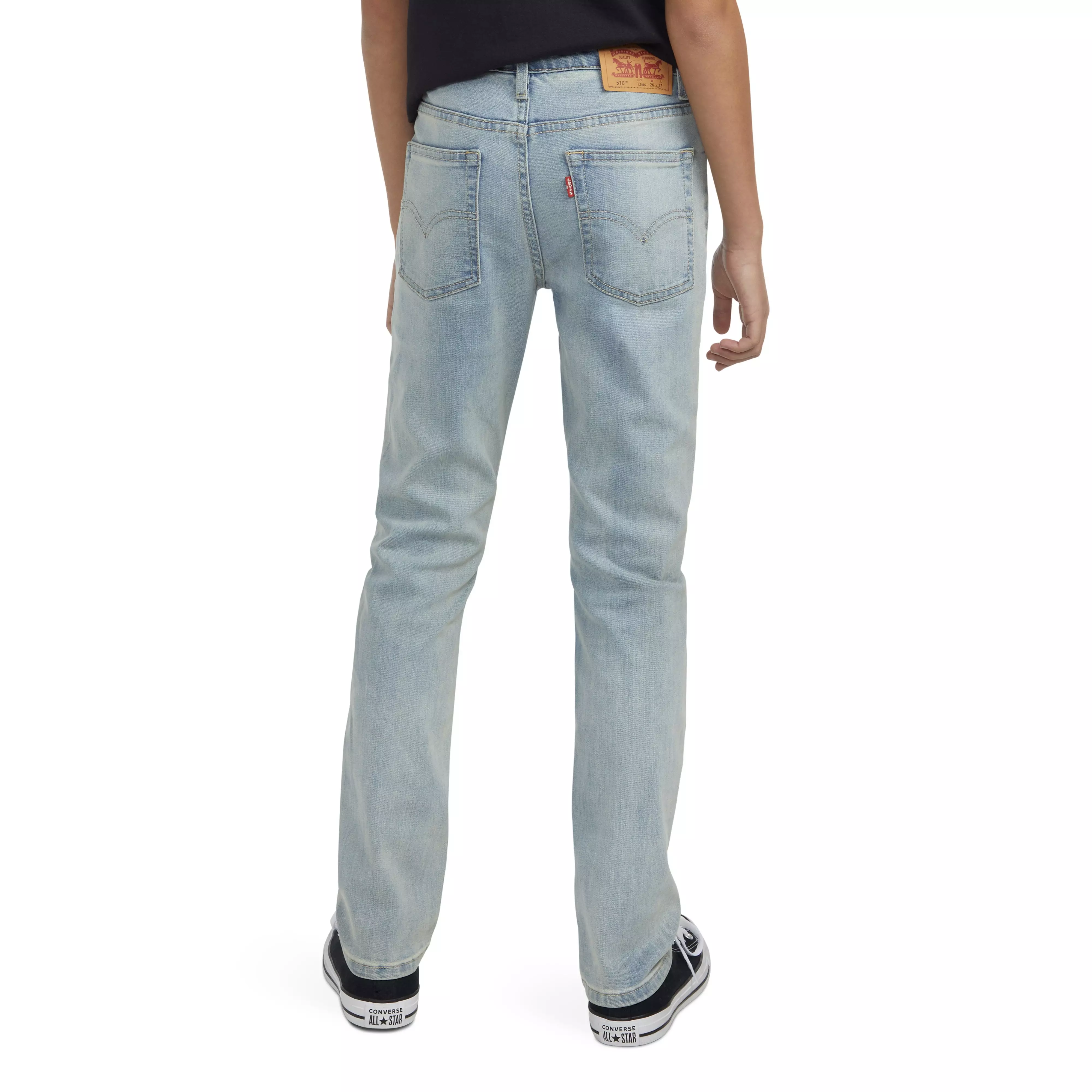 Levi's Big Boys' 510 Eco Performance Skinny Fit Lt Blue Wash Denim Jeans - LT BLUE