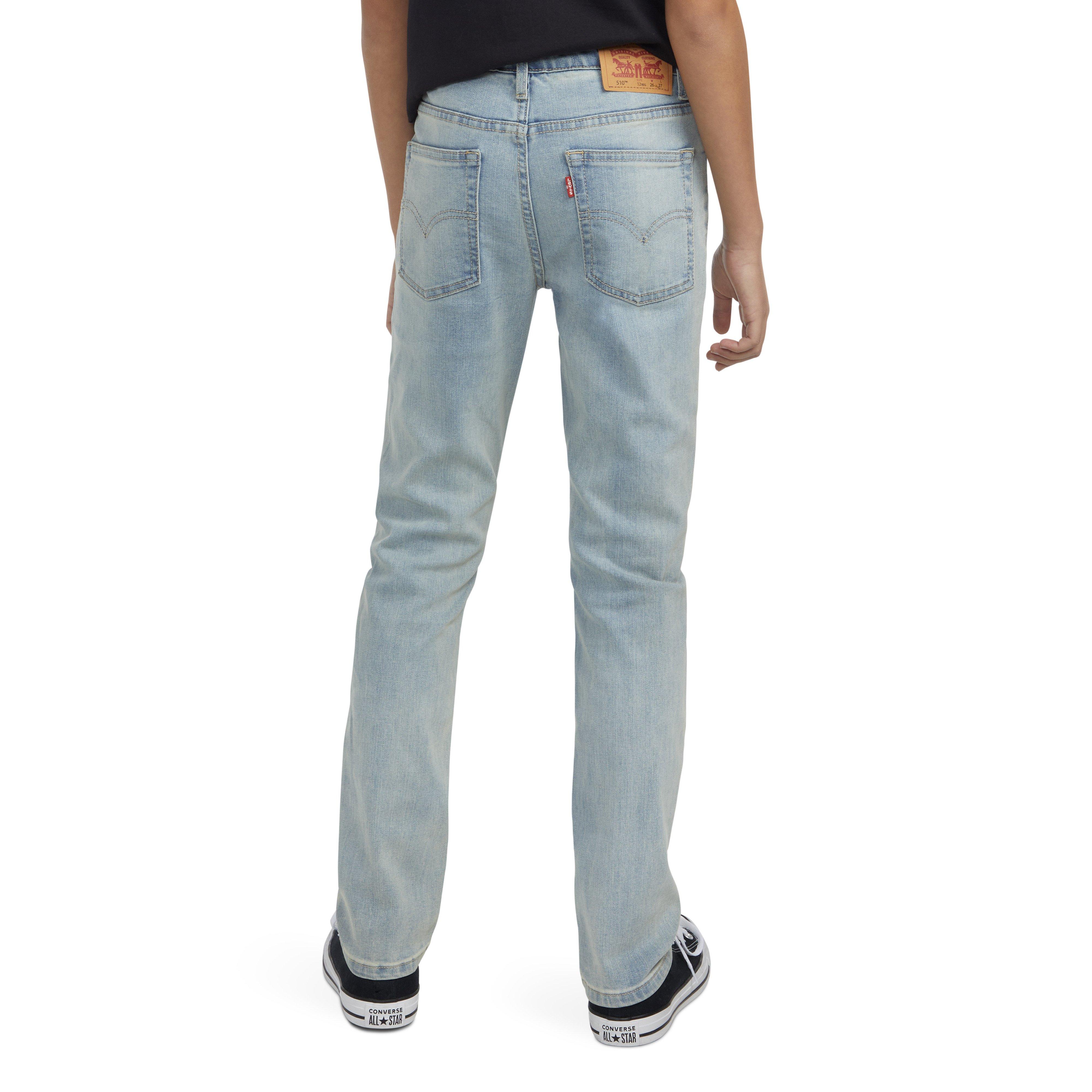 Levi's 510 Eco Performance Skinny Fit Lt Wash Big Boys' Lt Blue Denim Jeans