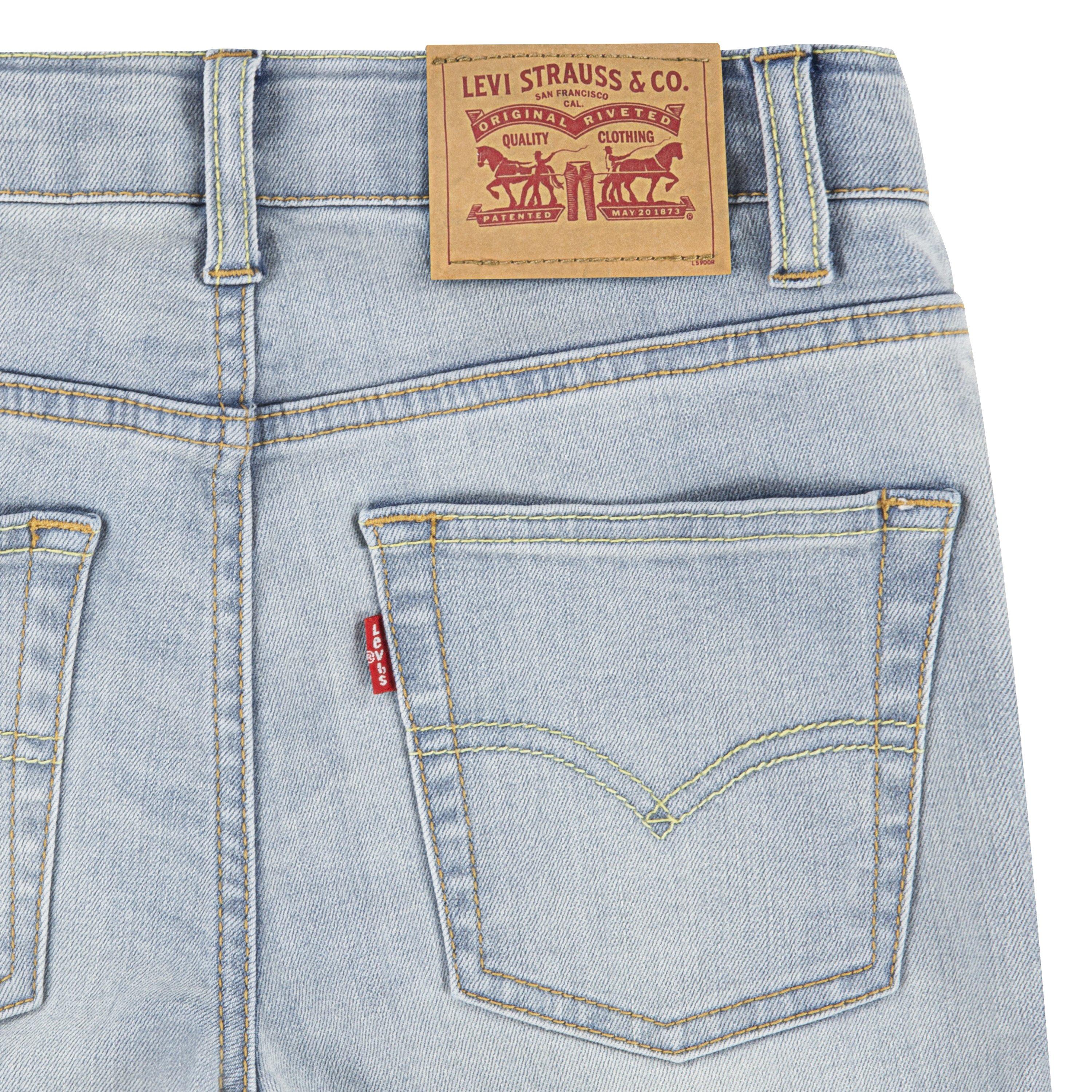 Levi's Big Boys' 510 Eco Performance Skinny Fit Lt Blue Wash Denim Jeans - LT BLUE Thumbnail View 6