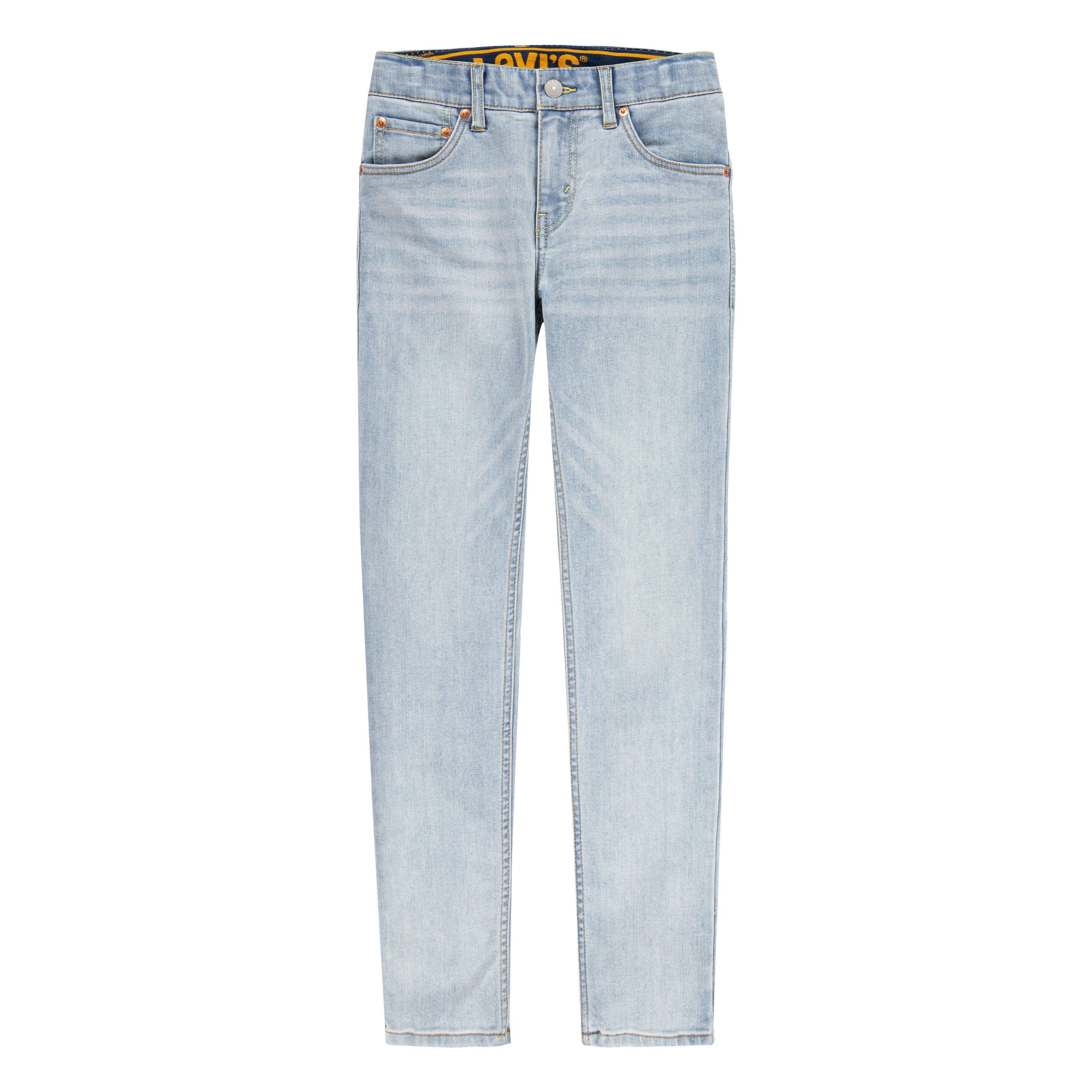 Levi's 510 Eco Performance Skinny Fit Lt Wash Big Boys' Lt Blue Denim Jeans - LT BLUE Thumbnail View 8