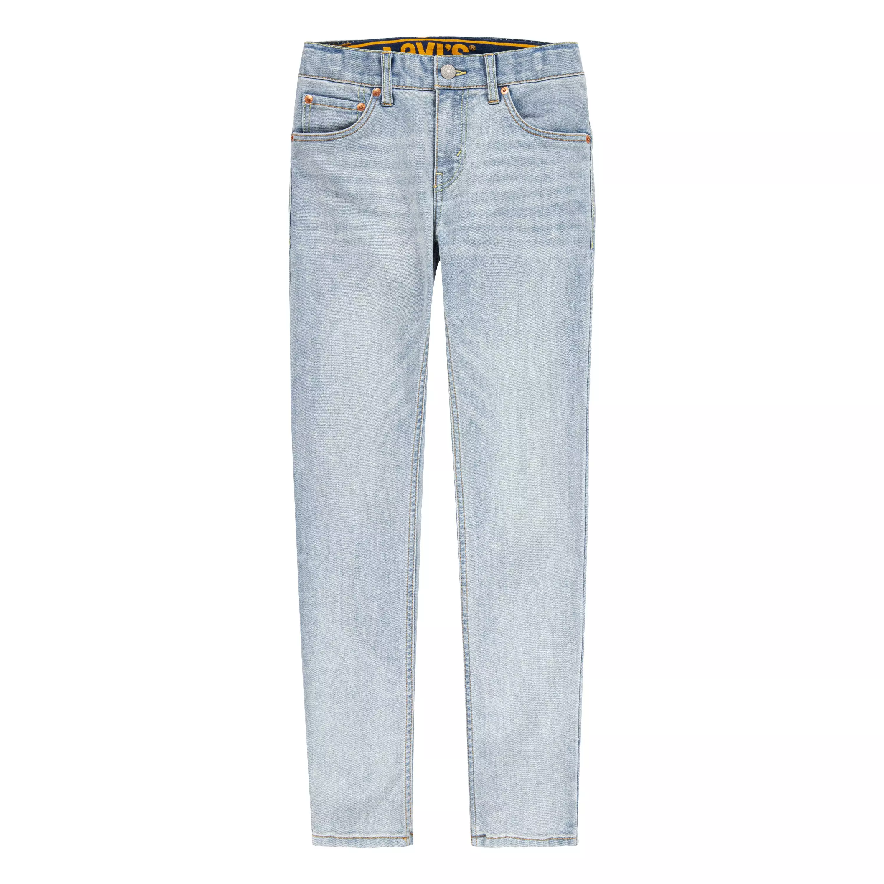 Levi's 510 Eco Performance Skinny Fit Lt Wash Big Boys' Lt Blue Denim Jeans - LT BLUE