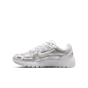 Nike P-6000 "White/Photon Dust/Metallic Silver/White" Grade School Boys' Shoe - WHITE/DUST/SILVER/WHITE