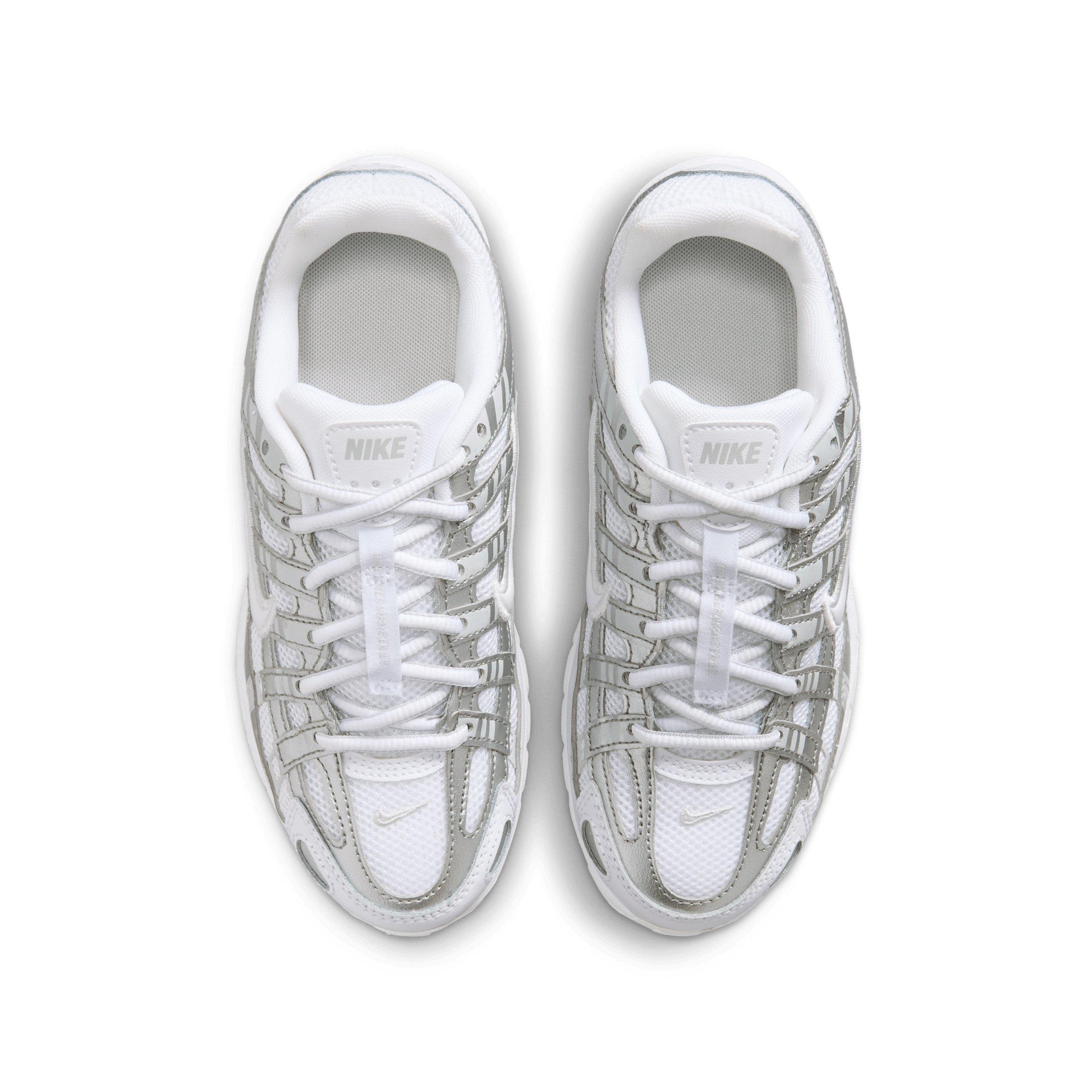 Nike P-6000 Grade School Boys' "White/Photon Dust/Metallic Silver/White" Shoe