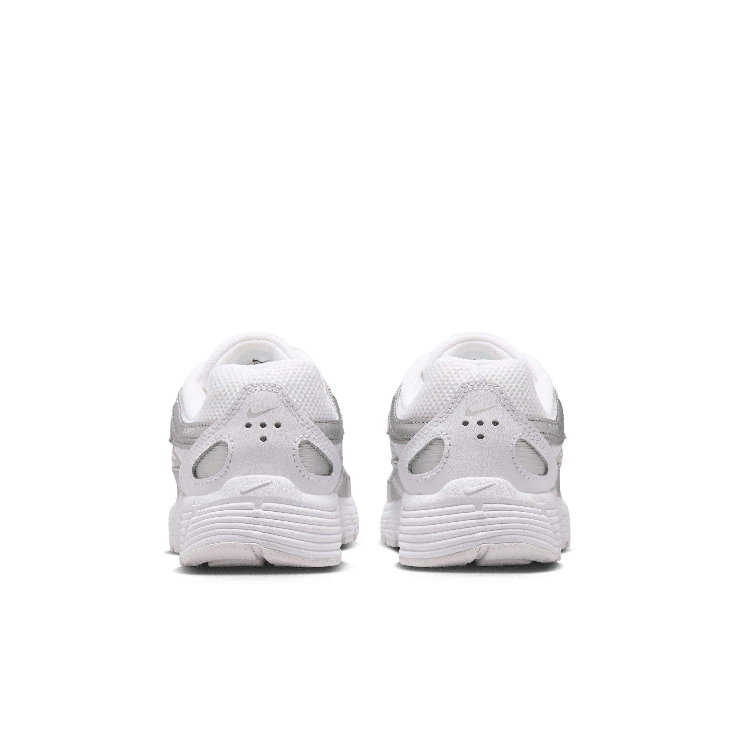 Nike P-6000 Grade School Boys' "White/Photon Dust/Metallic Silver/White" Shoe