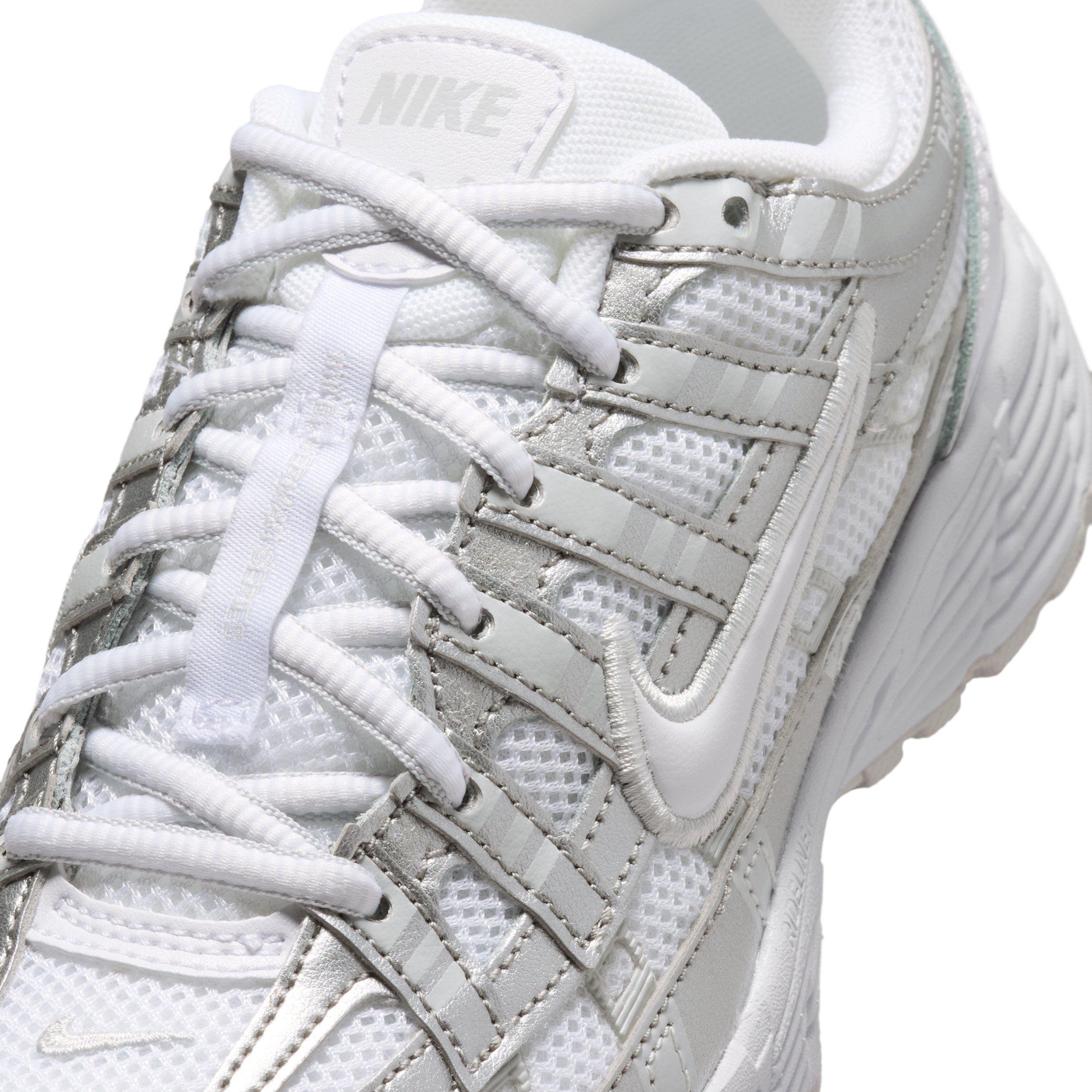 Nike P-6000 Grade School Boys' "White/Photon Dust/Metallic Silver/White" Shoe