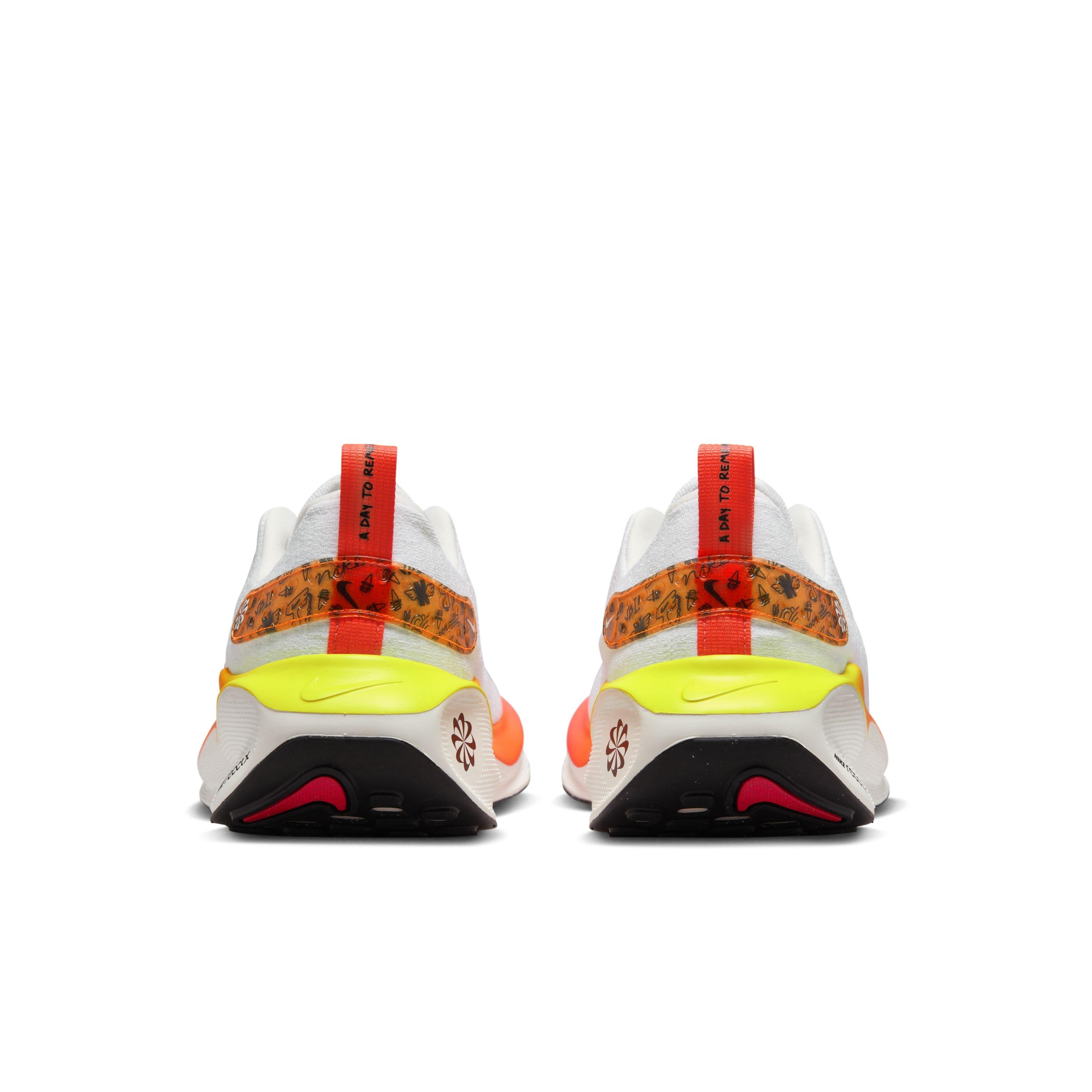 Nike InfinityRN 4 "White/Bright Crimson/Total Orange/Black" Men's Running Shoe - WHITE/CRIMSON/ORANGE/BLACK Thumbnail View 5