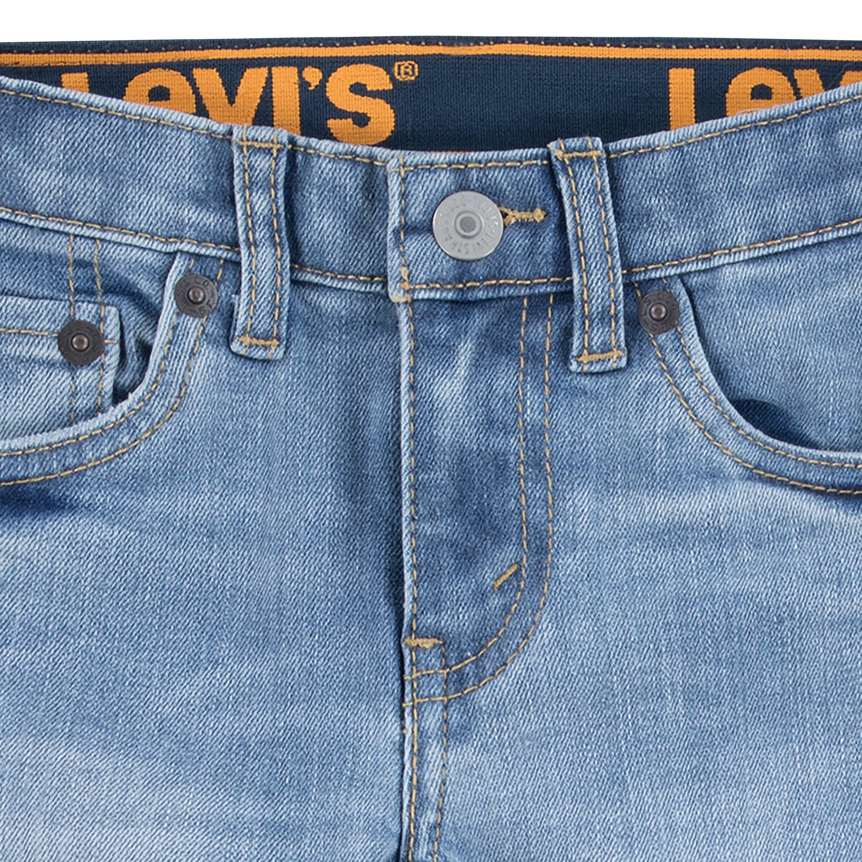 Levi's 510 Eco Performance Skinny Fit Lt Wash Toddler Boys' Blue Denim Jeans - BLUE Thumbnail View 4