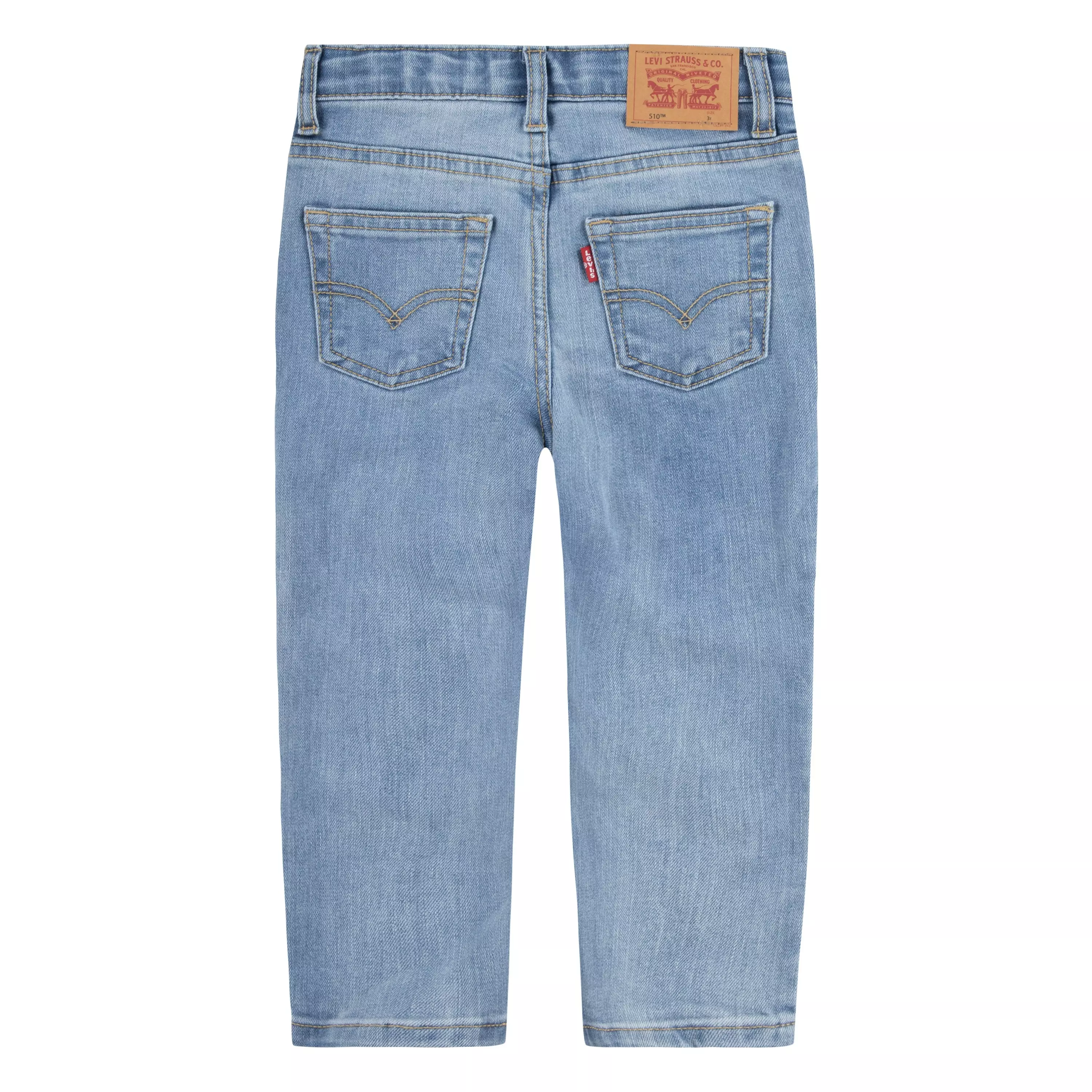 Levi's 510 Eco Performance Skinny Fit Lt Wash Toddler Boys' Blue Denim Jeans - BLUE