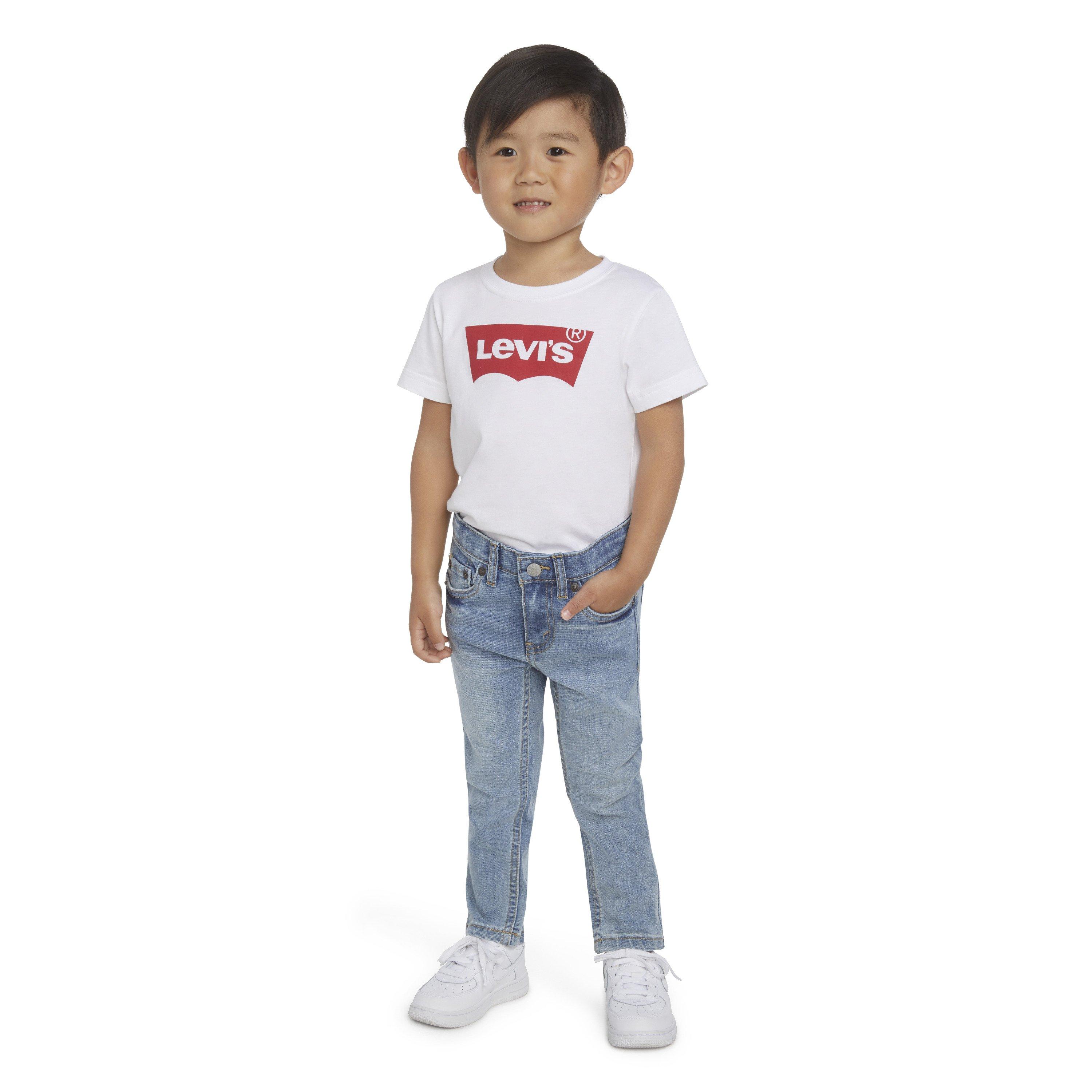 Levi's Toddler Boys' 510 Eco Performance Skinny Fit Lt Blue Wash Denim Jeans - BLUE Thumbnail View 10