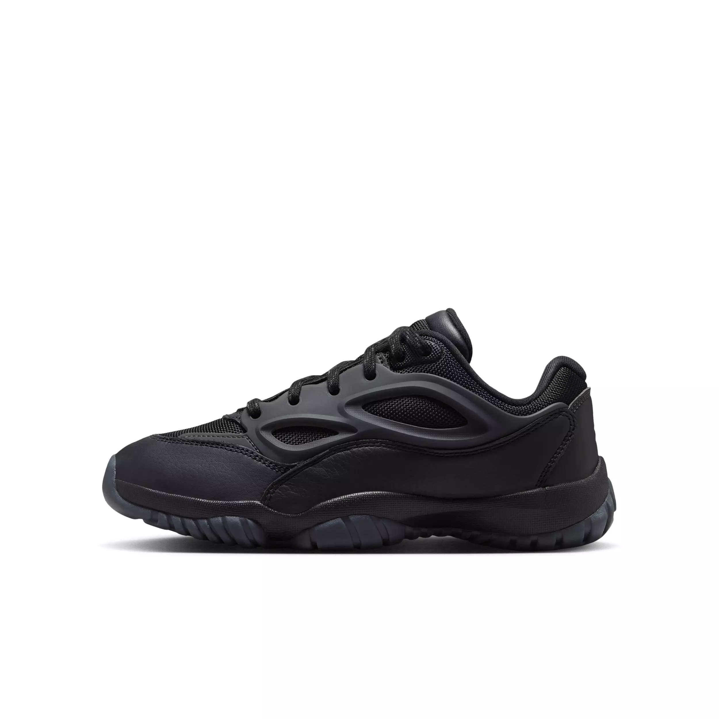 Jordan DMSN 95 "Black/Dark Smoke Grey" Grade School Boys' Shoe - BLACK/DK GREY