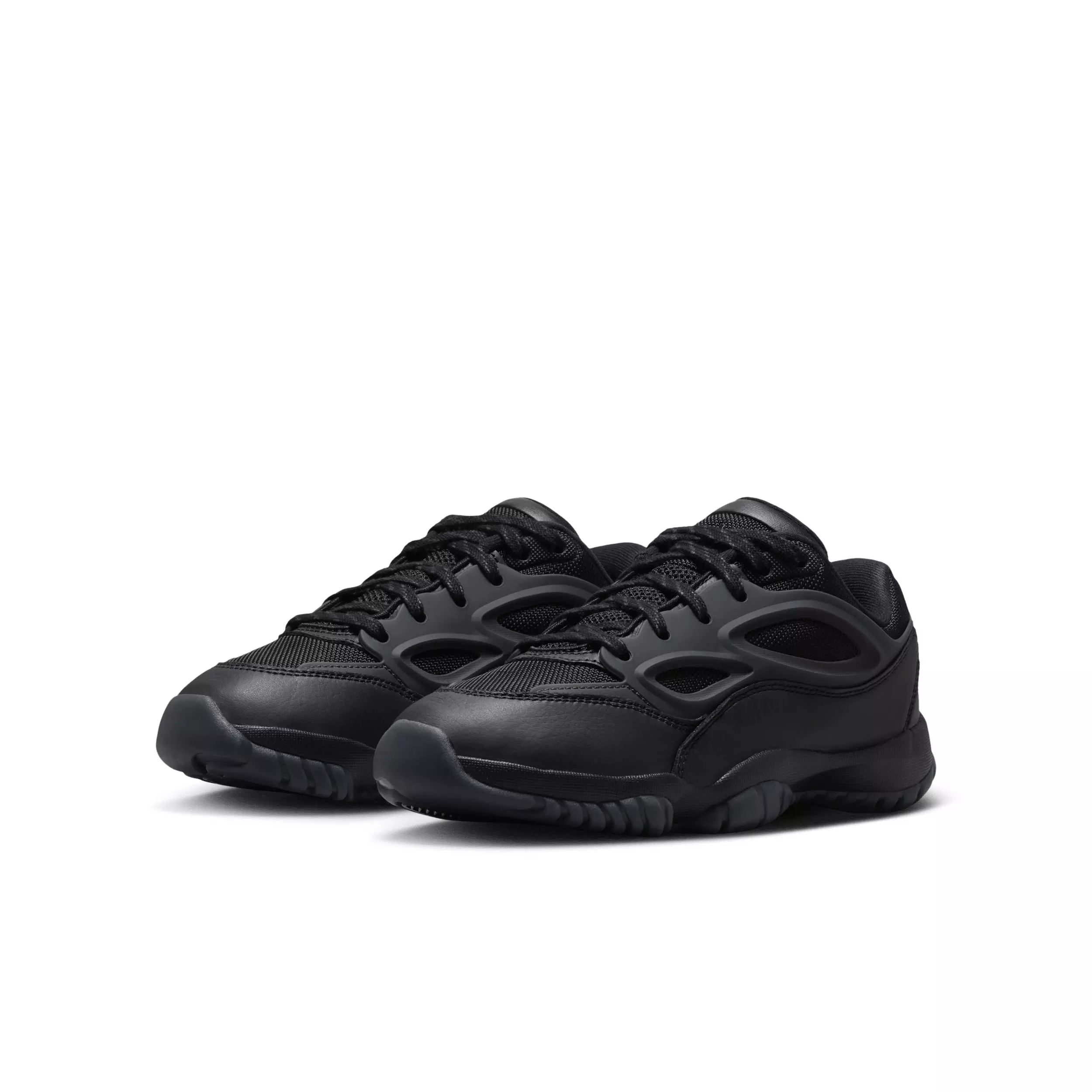 Jordan DMSN 95 "Black/Dark Smoke Grey" Grade School Boys' Shoe - BLACK/DK GREY