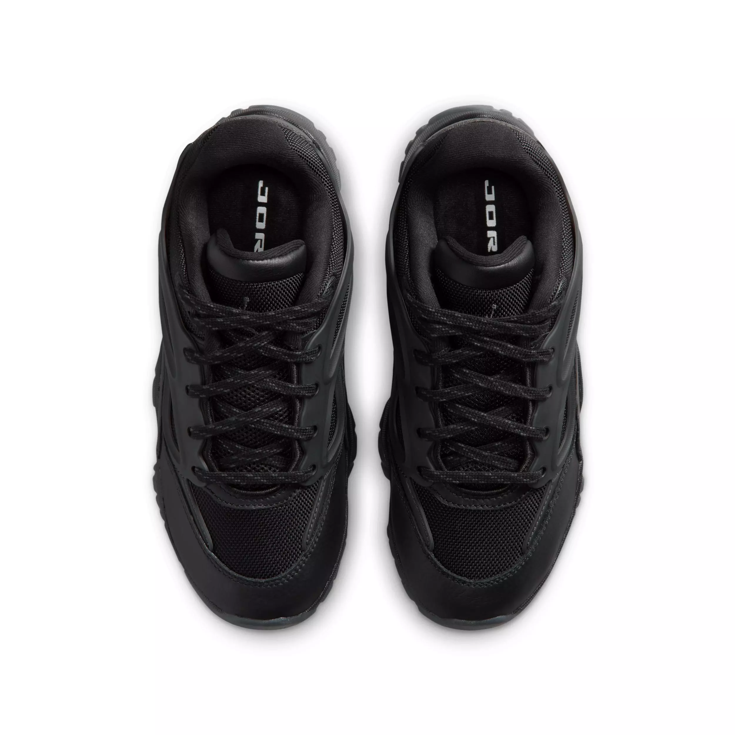 Jordan DMSN 95 "Black/Dark Smoke Grey" Grade School Boys' Shoe - BLACK/DK GREY