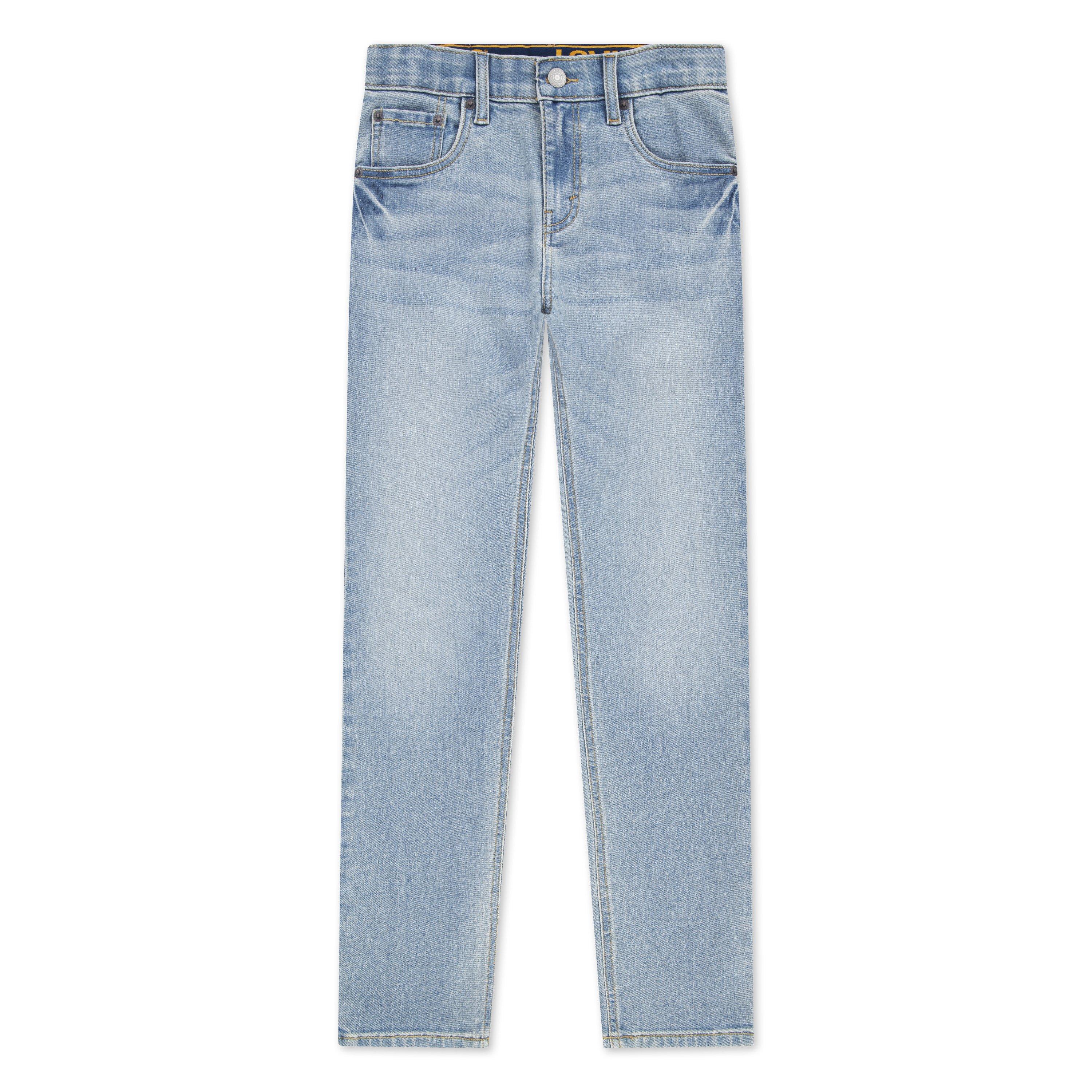 Levi's Big Boys' 510 Eco Performance Skinny Fit Lt Wash Blue Denim Jeans - BLUE Thumbnail View 6