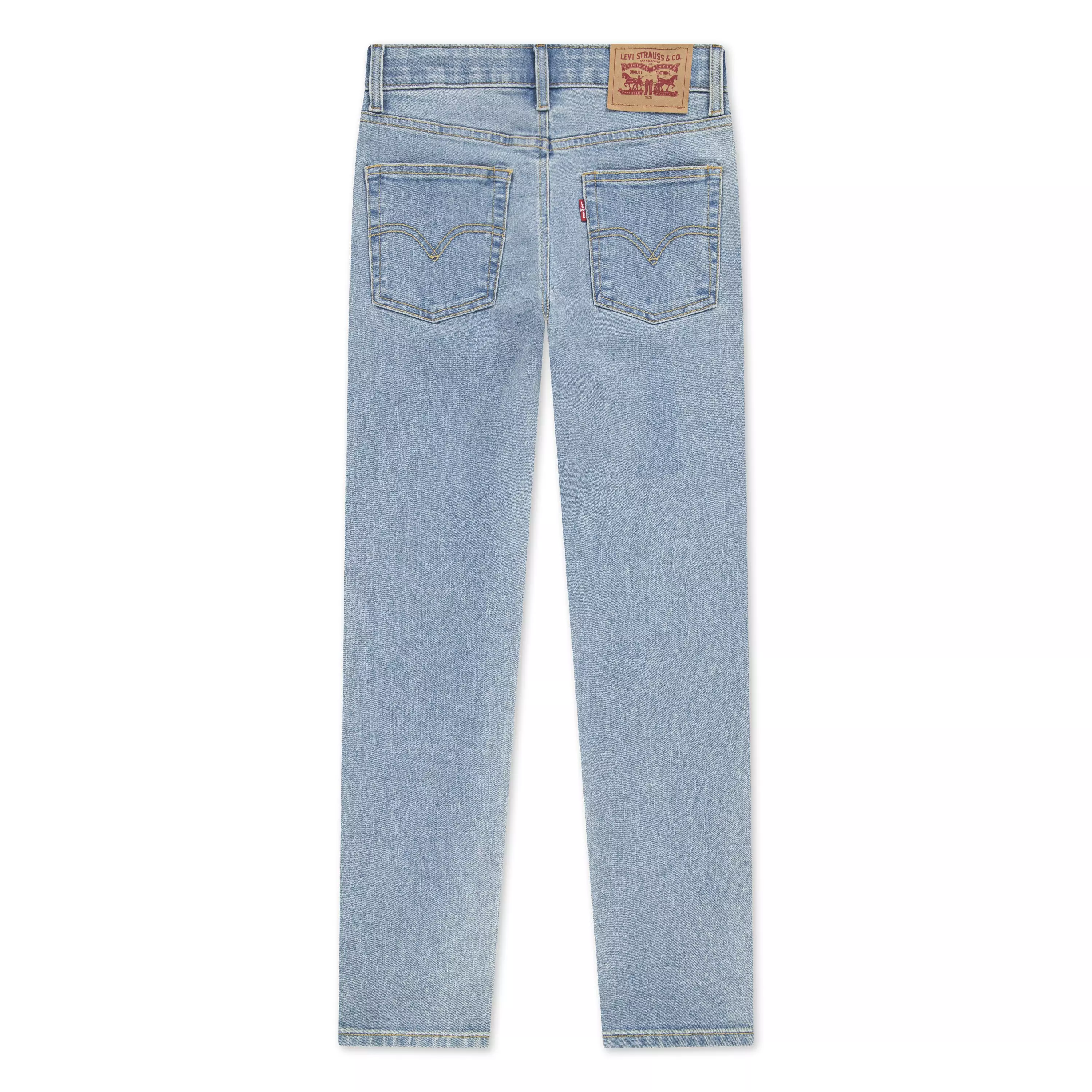 Levi's Big Boys' 510 Eco Performance Skinny Fit Lt Wash Blue Denim Jeans - BLUE