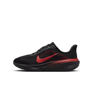 Nike Pegasus 42 "Black/University Red/Wolf Grey/Bright Crimson" Grade School Boys' Running Shoe - BLACK/RED/GREY/CRIMSON