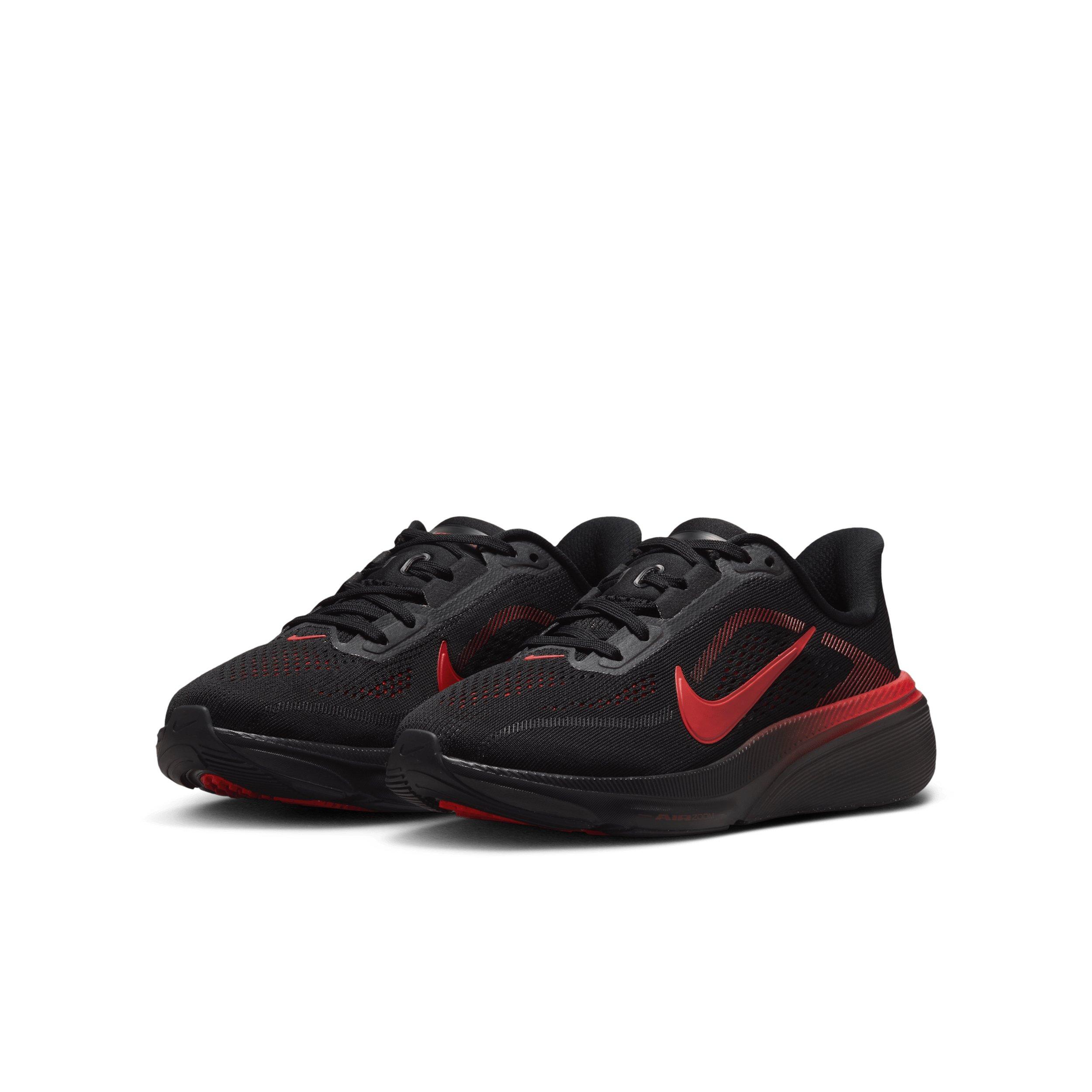 Nike Pegasus 42 Grade School Boys' "Black/University Red/Wolf Grey/Bright Crimson" Running Shoe