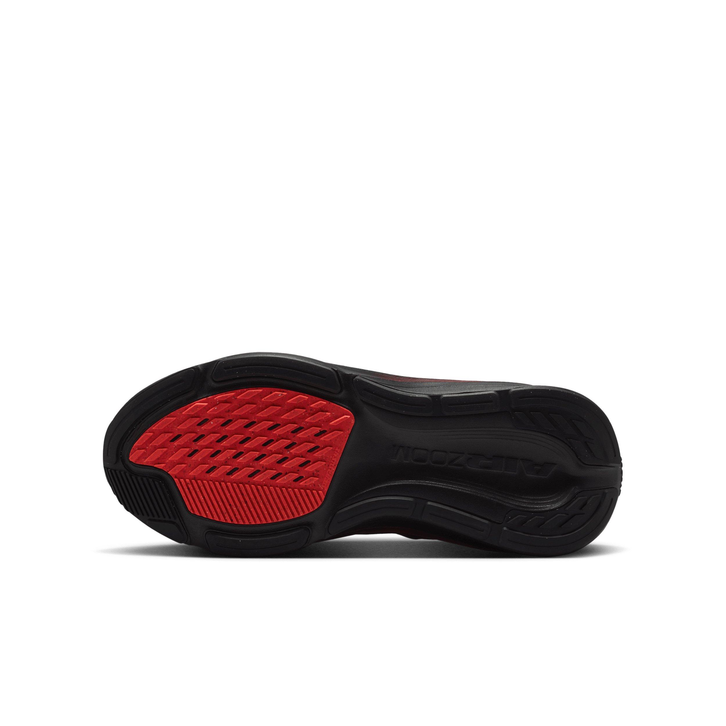 Nike Pegasus 42 Grade School Boys' "Black/University Red/Wolf Grey/Bright Crimson" Running Shoe