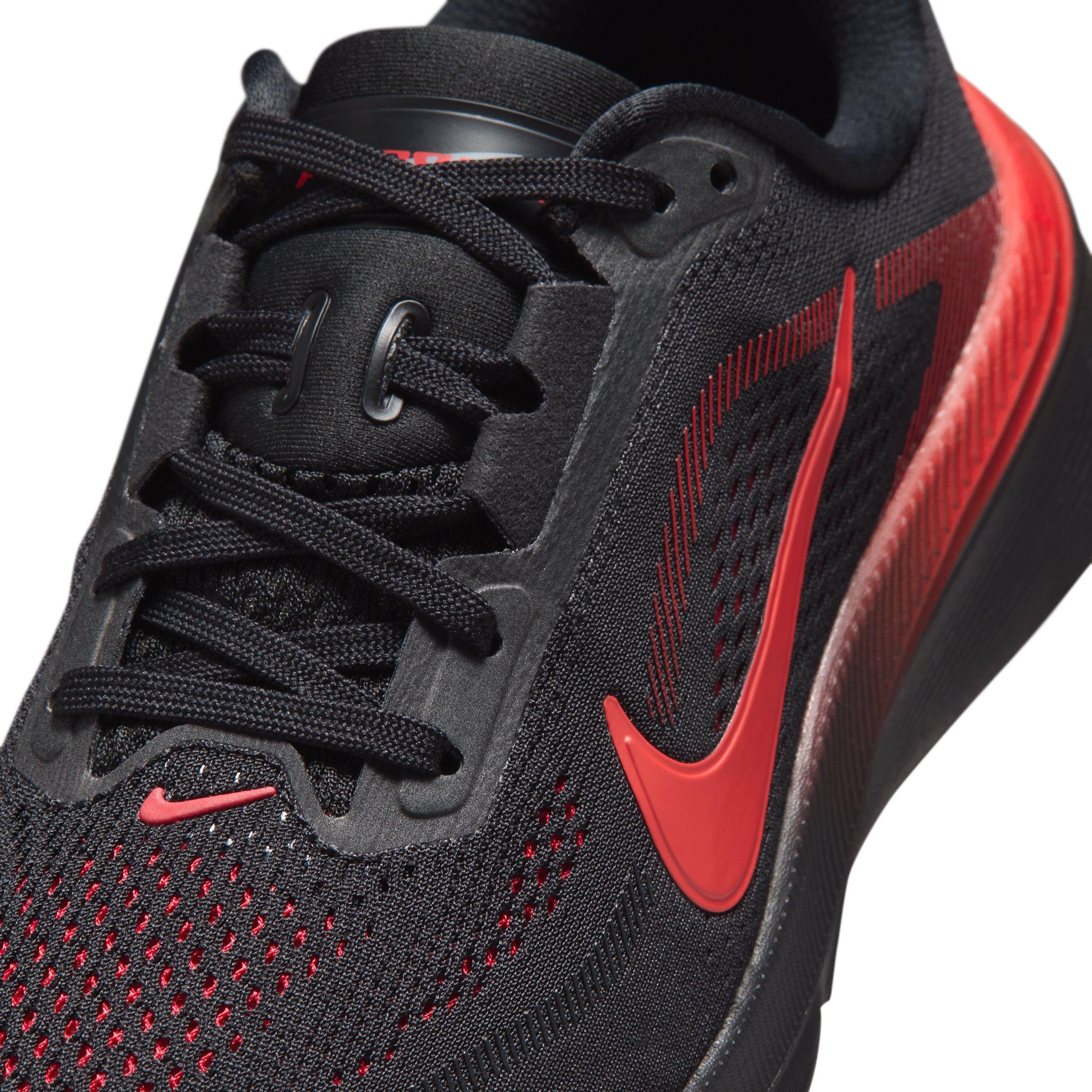 Nike Pegasus 42 Grade School Boys' "Black/University Red/Wolf Grey/Bright Crimson" Running Shoe