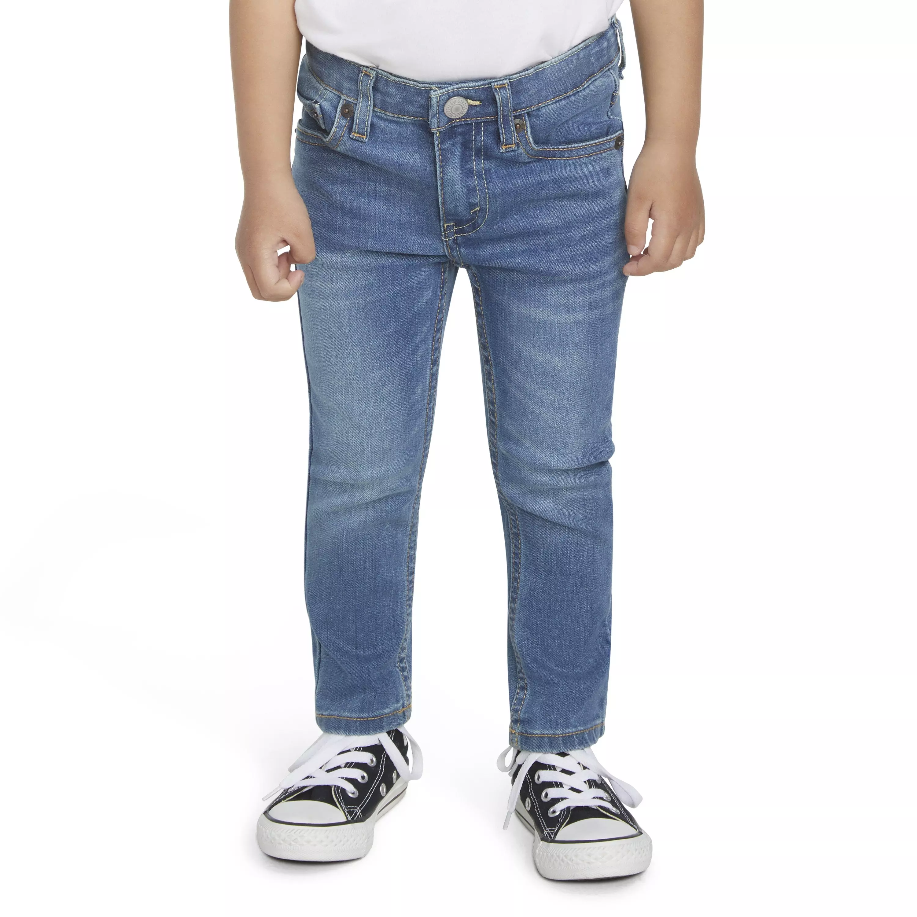 Levi's 510 Eco Performance Skinny Fit Light Wash Toddler Boys' Calabasas Blue Denim Jeans - CALABASAS BLUE