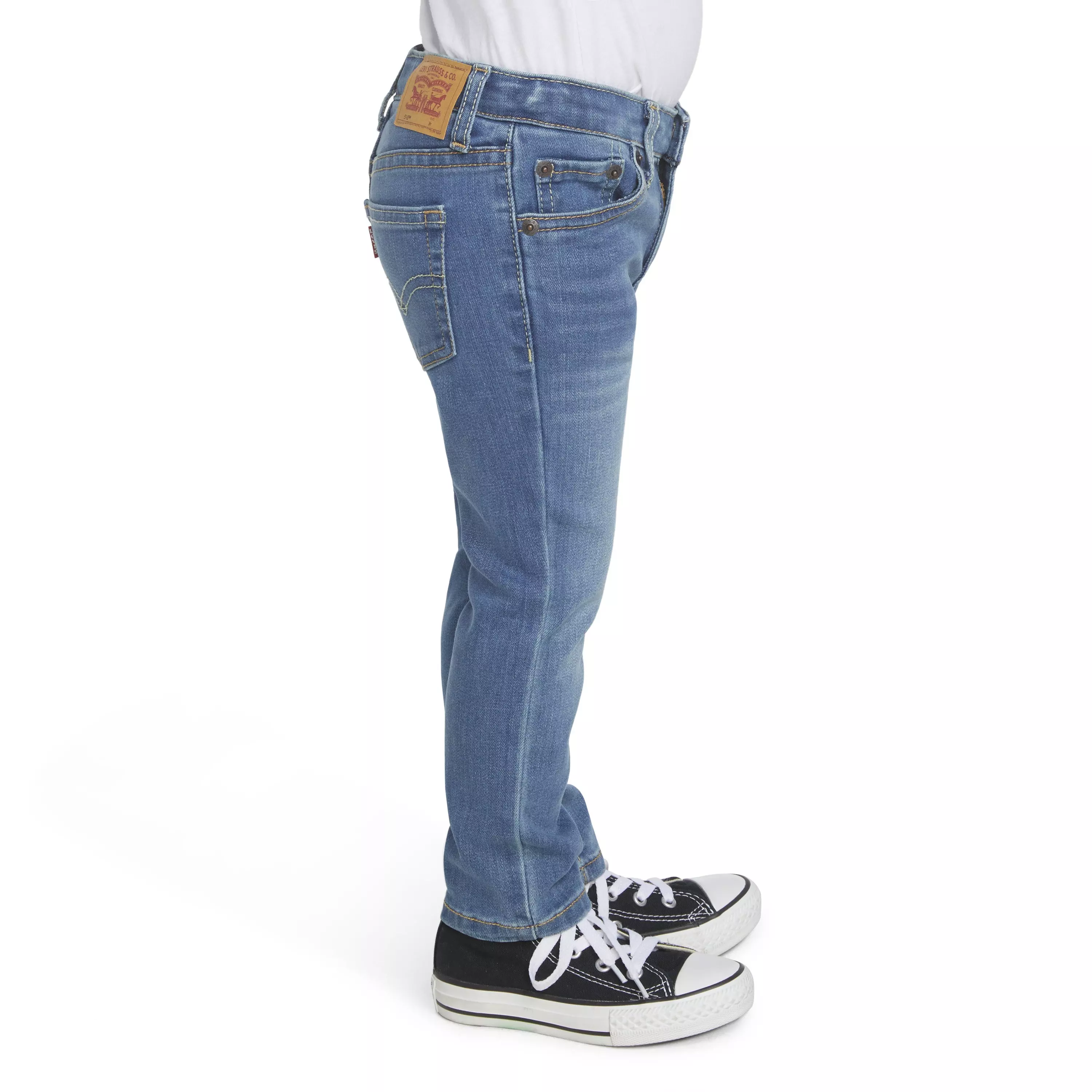 Levi's 510 Eco Performance Skinny Fit Light Wash Toddler Boys' Calabasas Blue Denim Jeans - CALABASAS BLUE