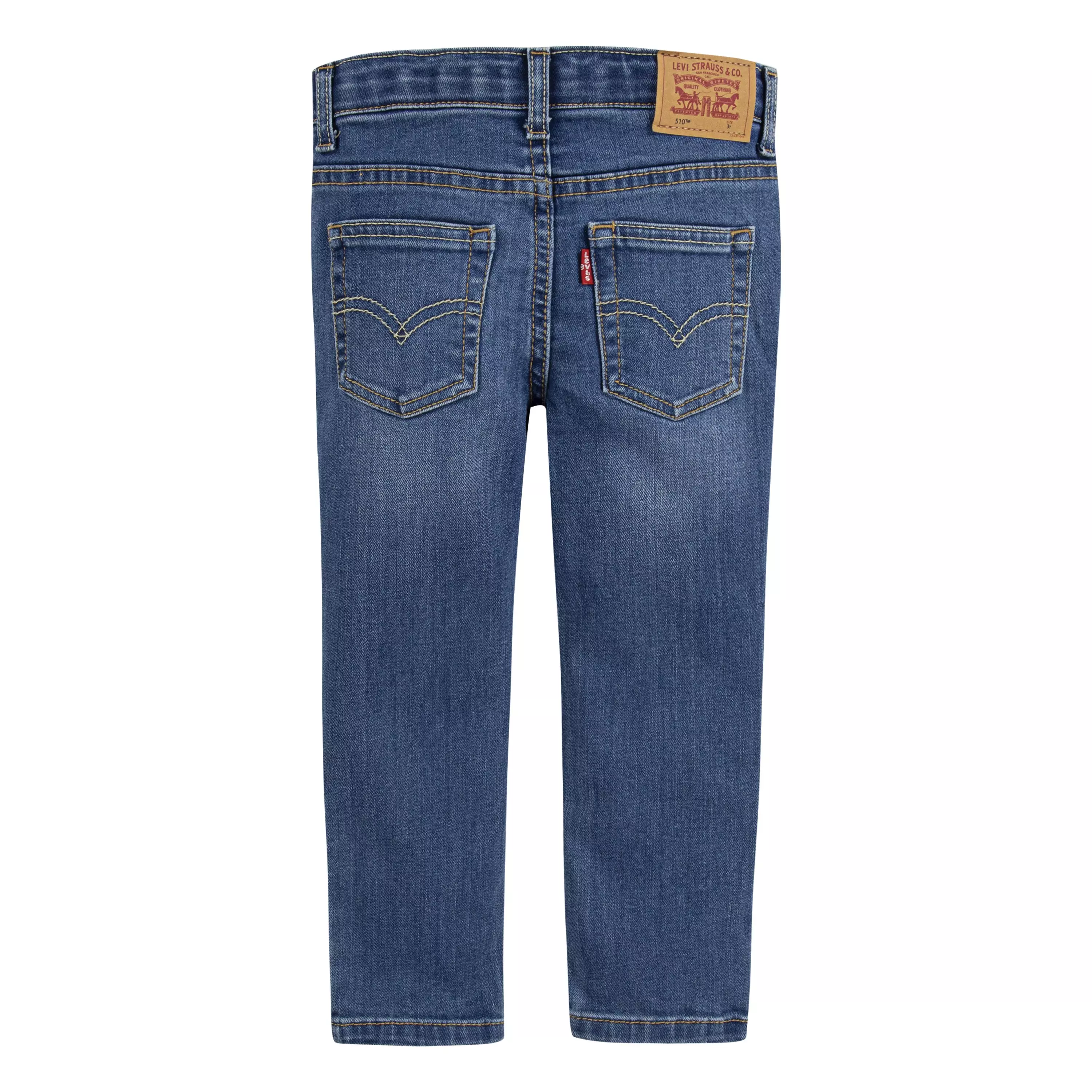 Levi's 510 Eco Performance Skinny Fit Lt Wash Toddler Boys' Calabasas Blue Denim Jeans - CALABASAS BLUE