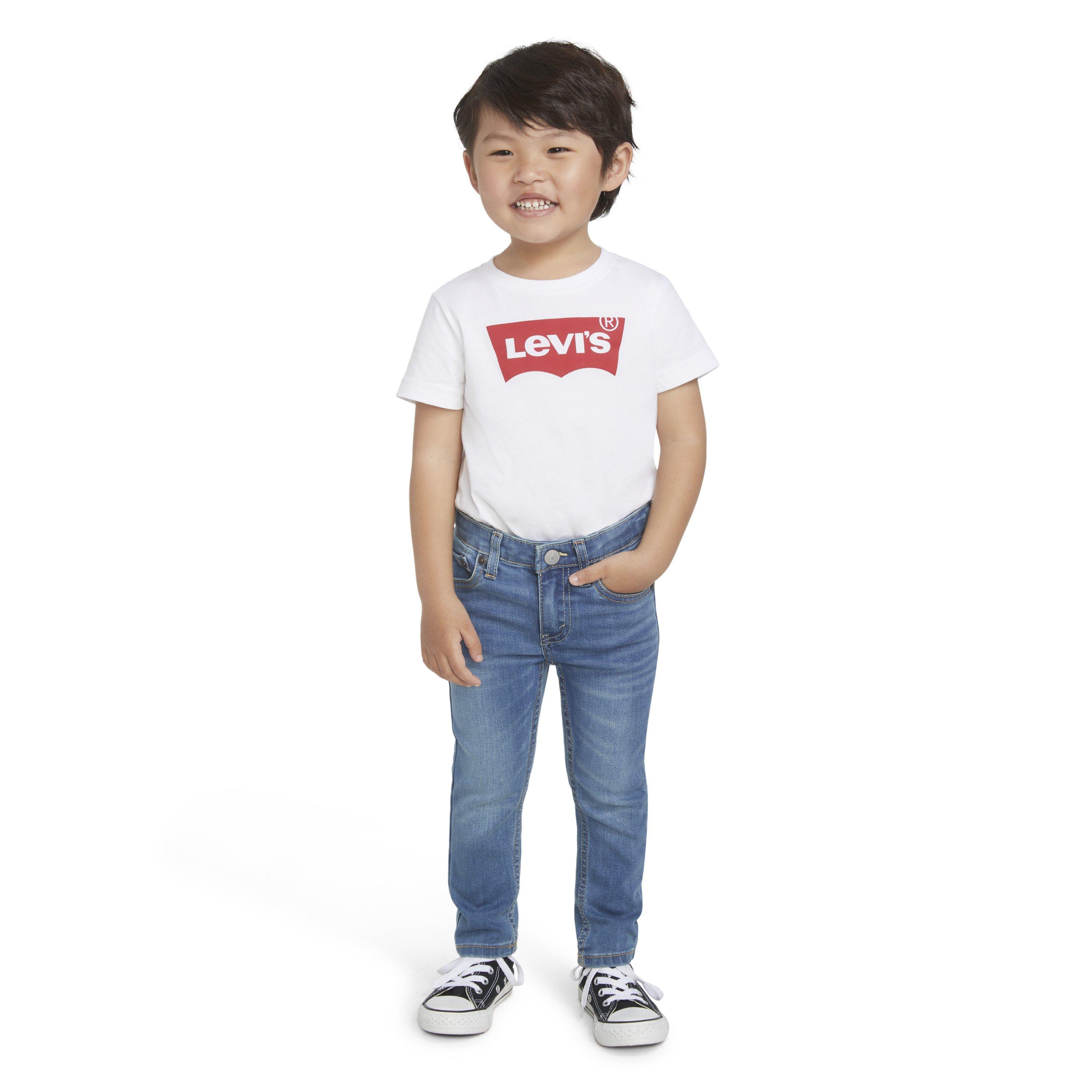 Levi's 510 Eco Performance Skinny Fit Lt Wash Toddler Boys' Calabasas Blue Denim Jeans - CALABASAS BLUE Thumbnail View 10