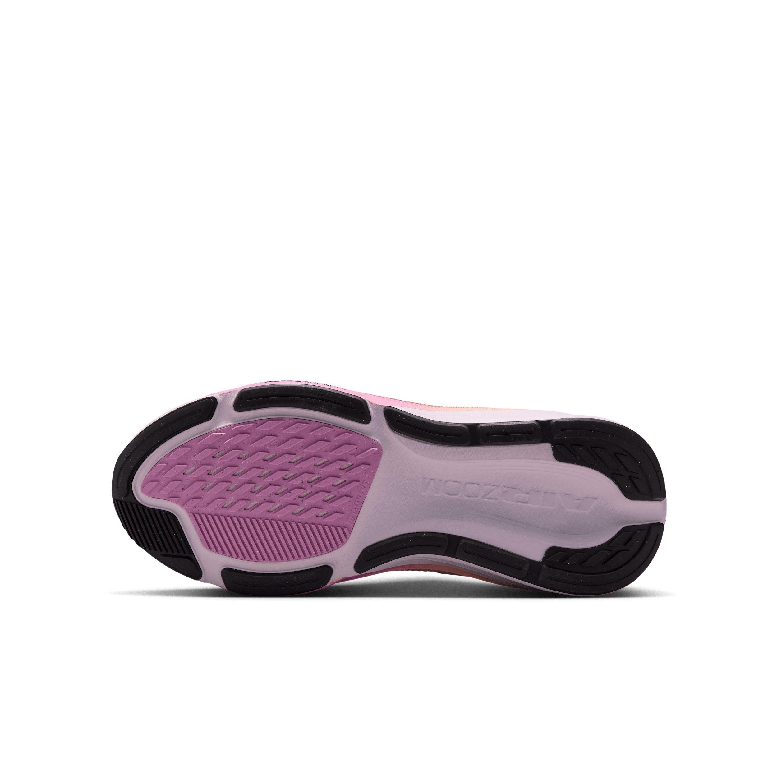 Nike Pegasus 42 "White/Bleached Lilac/Sunset Haze/Black" Grade School Girls' Running Shoe - WHITE/LILAC/HAZE/BLACK Thumbnail View 6