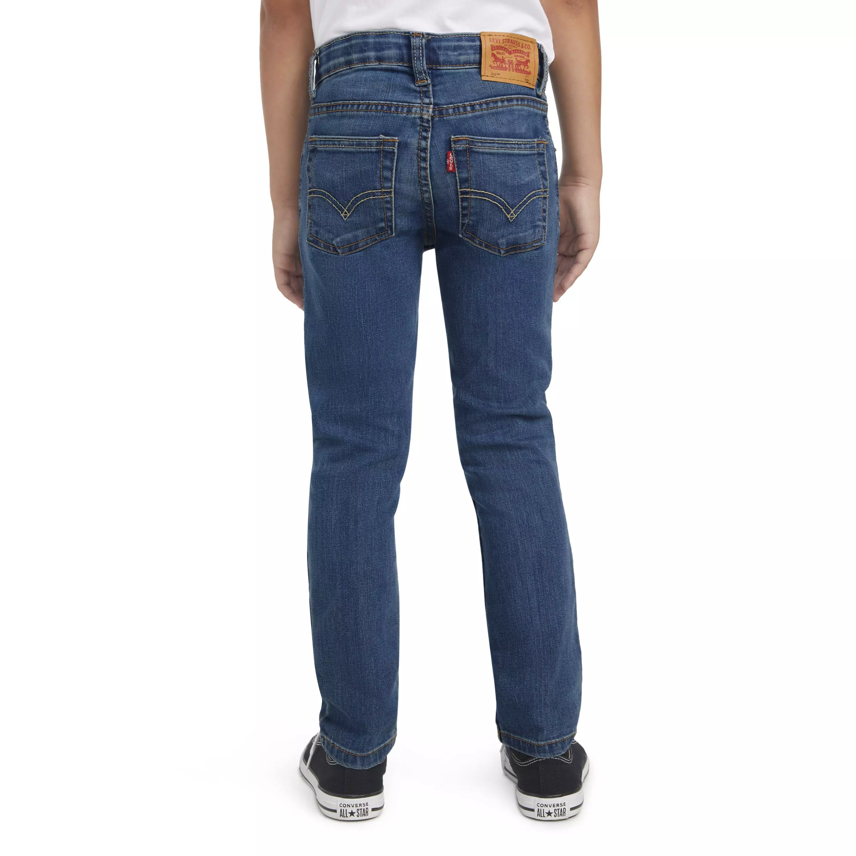 Levi's 510 Eco Performance Skinny Fit Lt Wash Little Boys' Calabasas Blue Denim Jeans - CALABASAS BLUE