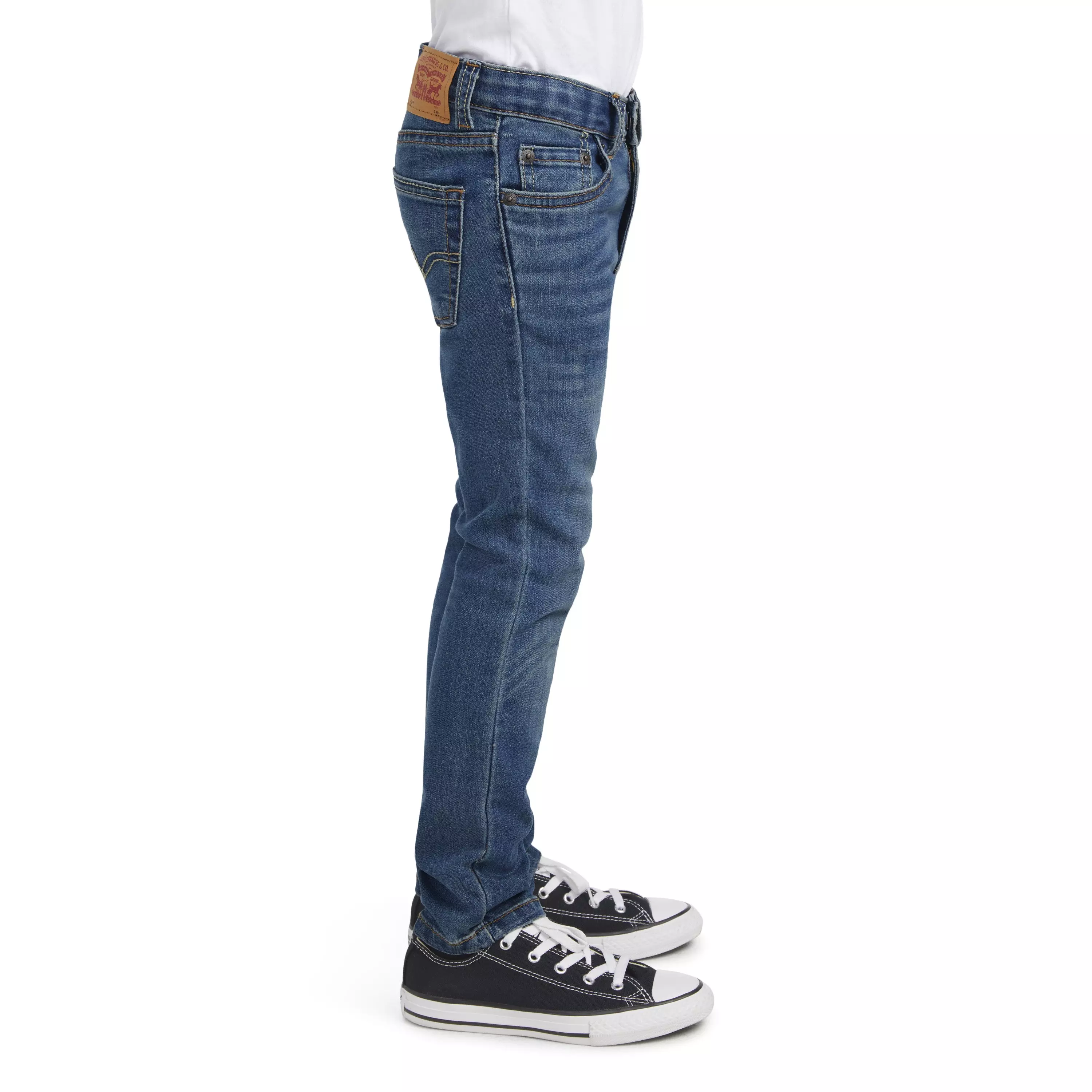 Levi's 510 Eco Performance Skinny Fit Lt Wash Little Boys' Calabasas Blue Denim Jeans - CALABASAS BLUE