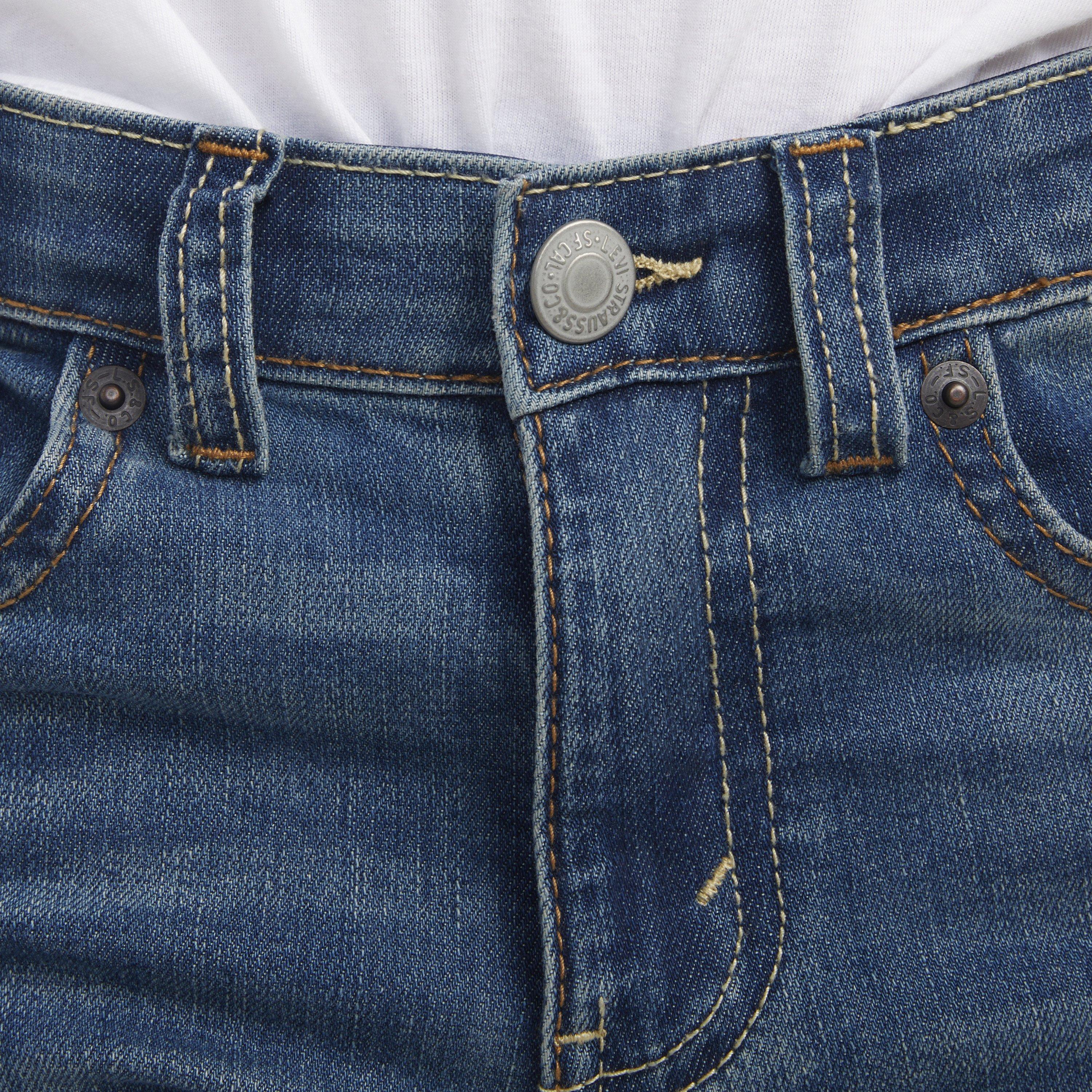 Levi's Little Boys' 510 Eco Performance Skinny Fit Lt Wash Calabasas Blue Denim Jeans - CALABASAS BLUE Thumbnail View 4