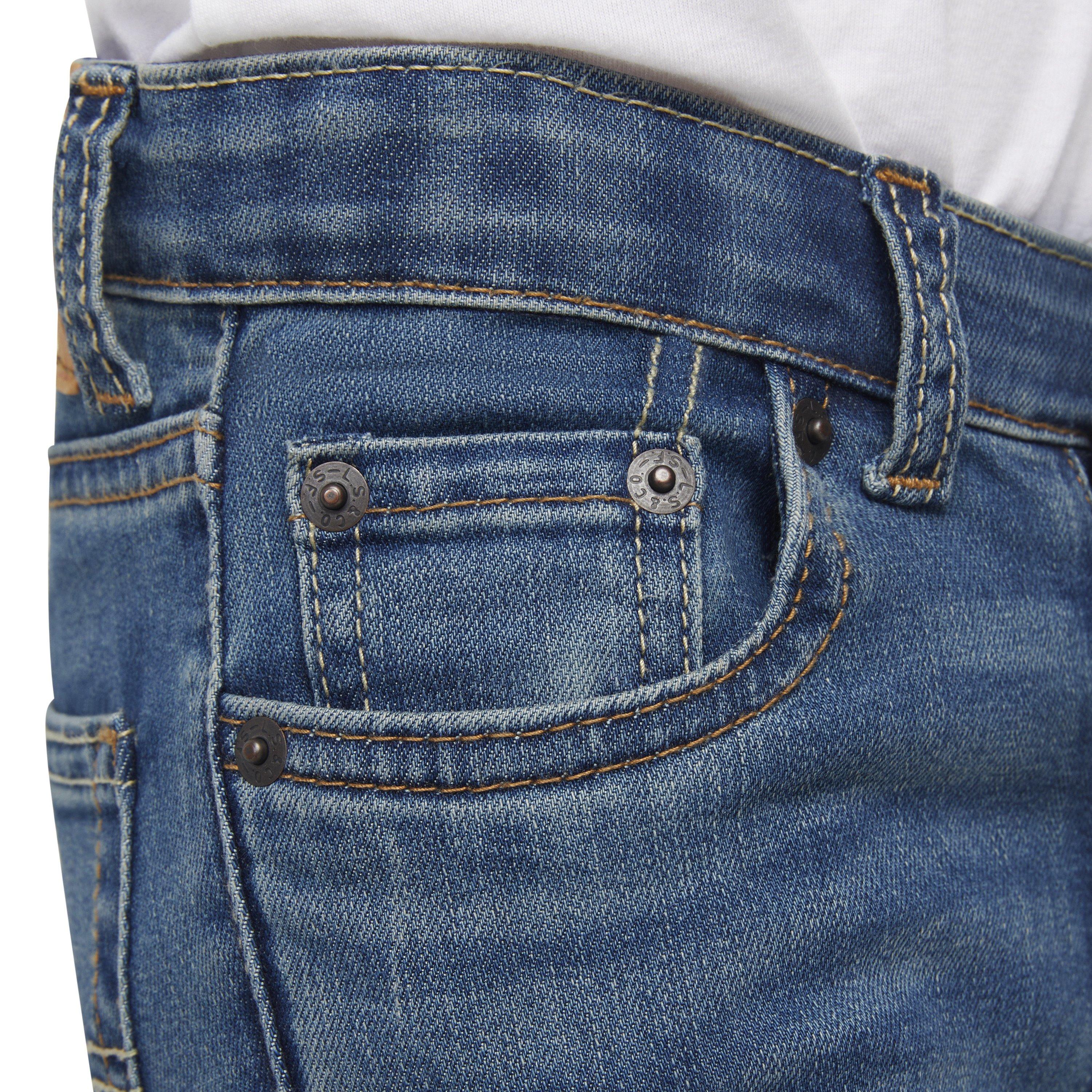 Levi's Little Boys' 510 Eco Performance Skinny Fit Lt Wash Calabasas Blue Denim Jeans - CALABASAS BLUE Thumbnail View 5