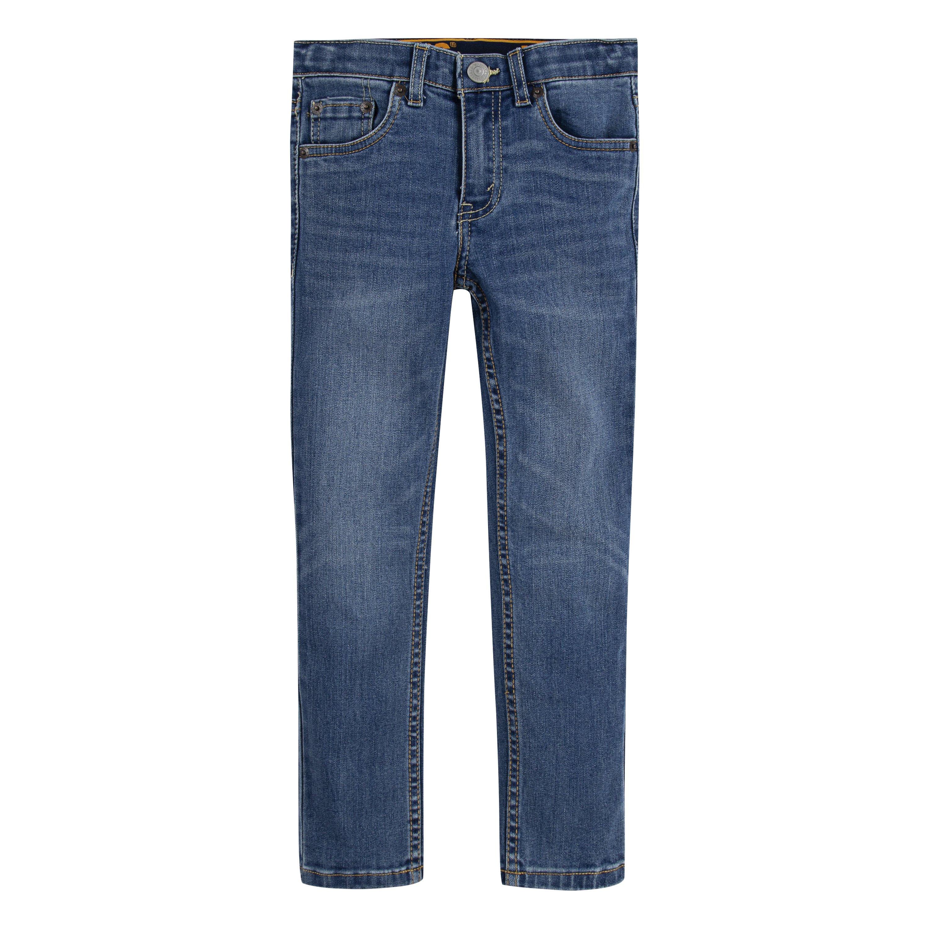 Levi's 510 Eco Performance Skinny Fit Lt Wash Little Boys' Calabasas Blue Denim Jeans - CALABASAS BLUE Thumbnail View 8