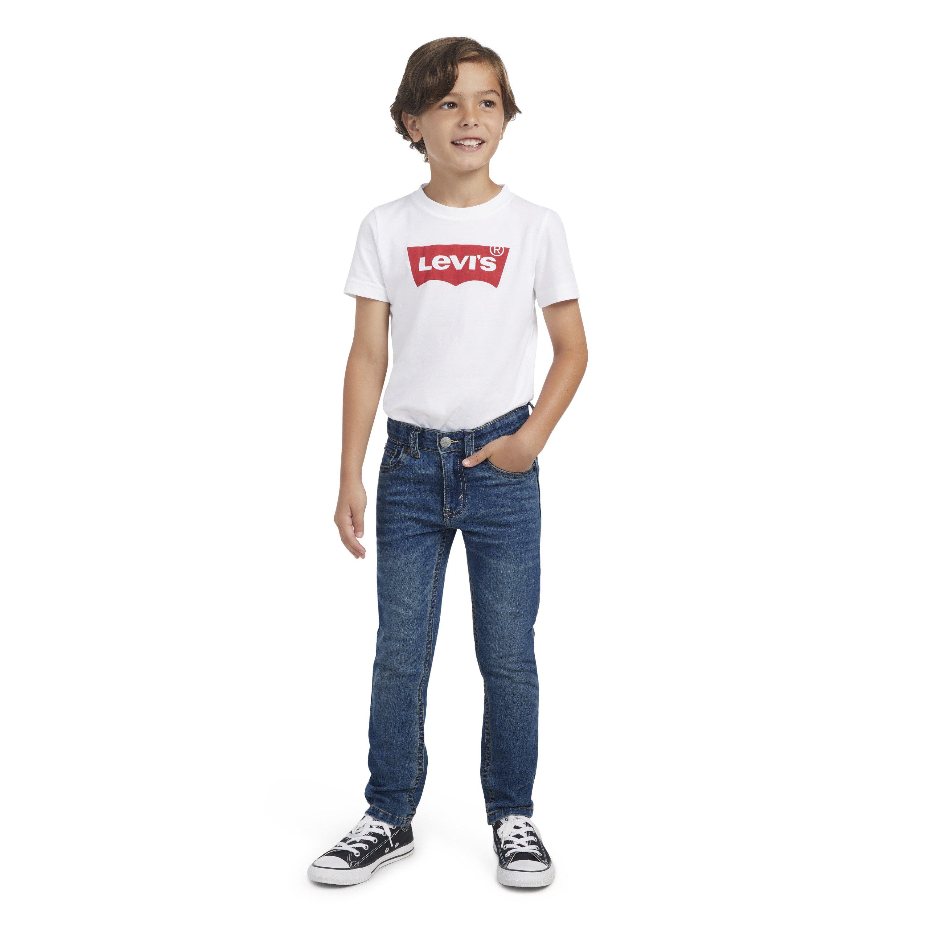 Levi's Little Boys' 510 Eco Performance Skinny Fit Lt Wash Calabasas Blue Denim Jeans - CALABASAS BLUE Thumbnail View 10